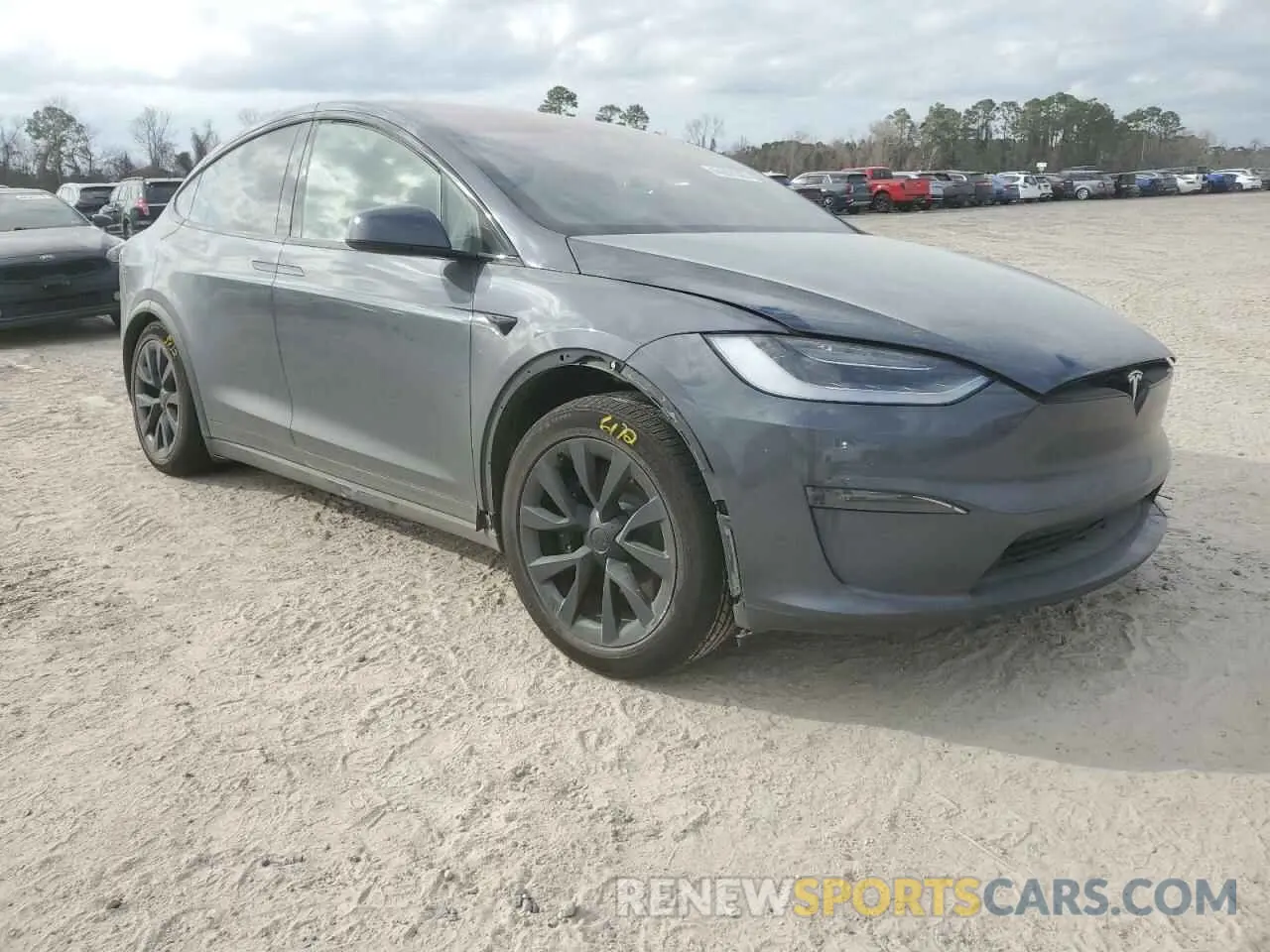 4 Фотография поврежденного автомобиля 7SAXCBE5XPF399262 TESLA MODEL X 2023