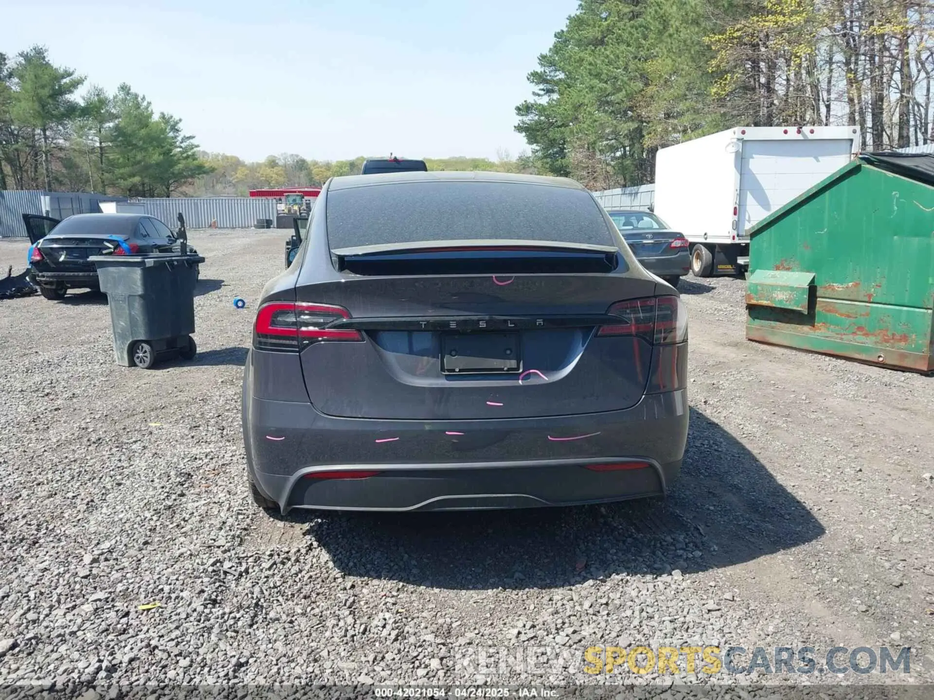 17 Фотография поврежденного автомобиля 7SAXCBE5XPF414293 TESLA MODEL X 2023