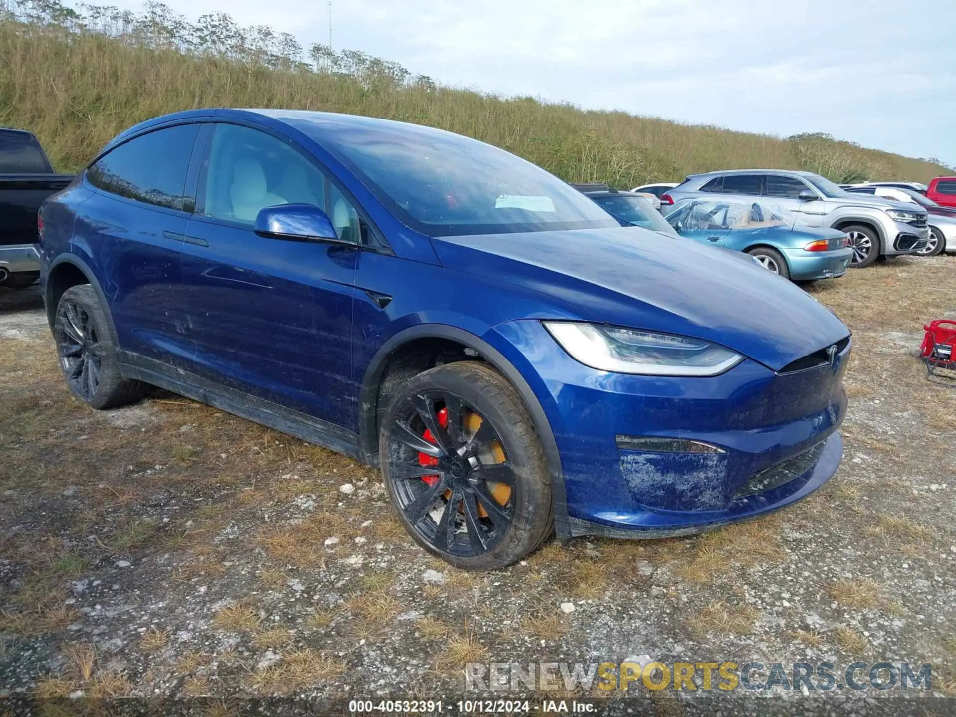 1 Фотография поврежденного автомобиля 7SAXCBE60PF386982 TESLA MODEL X 2023