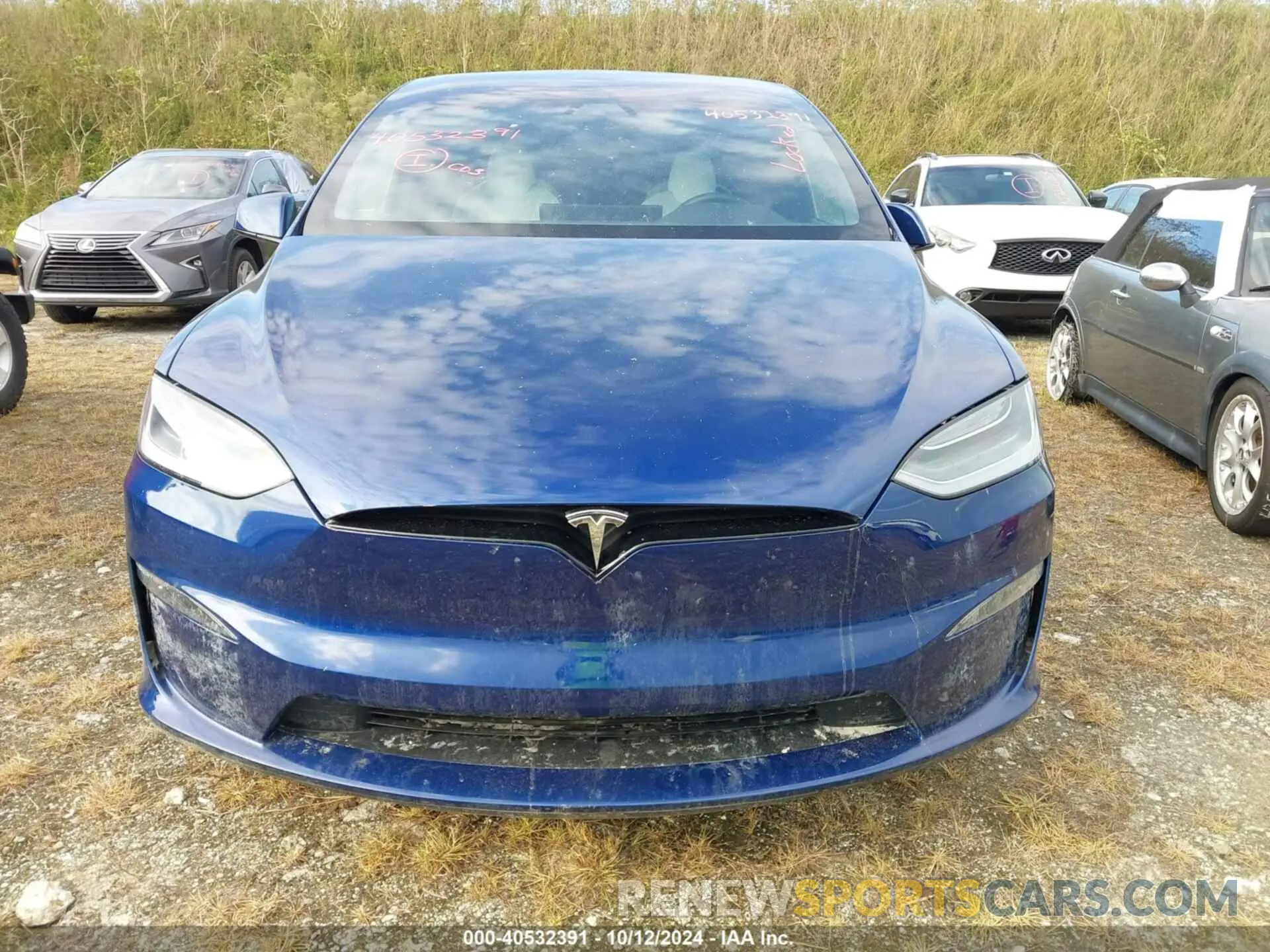 10 Фотография поврежденного автомобиля 7SAXCBE60PF386982 TESLA MODEL X 2023