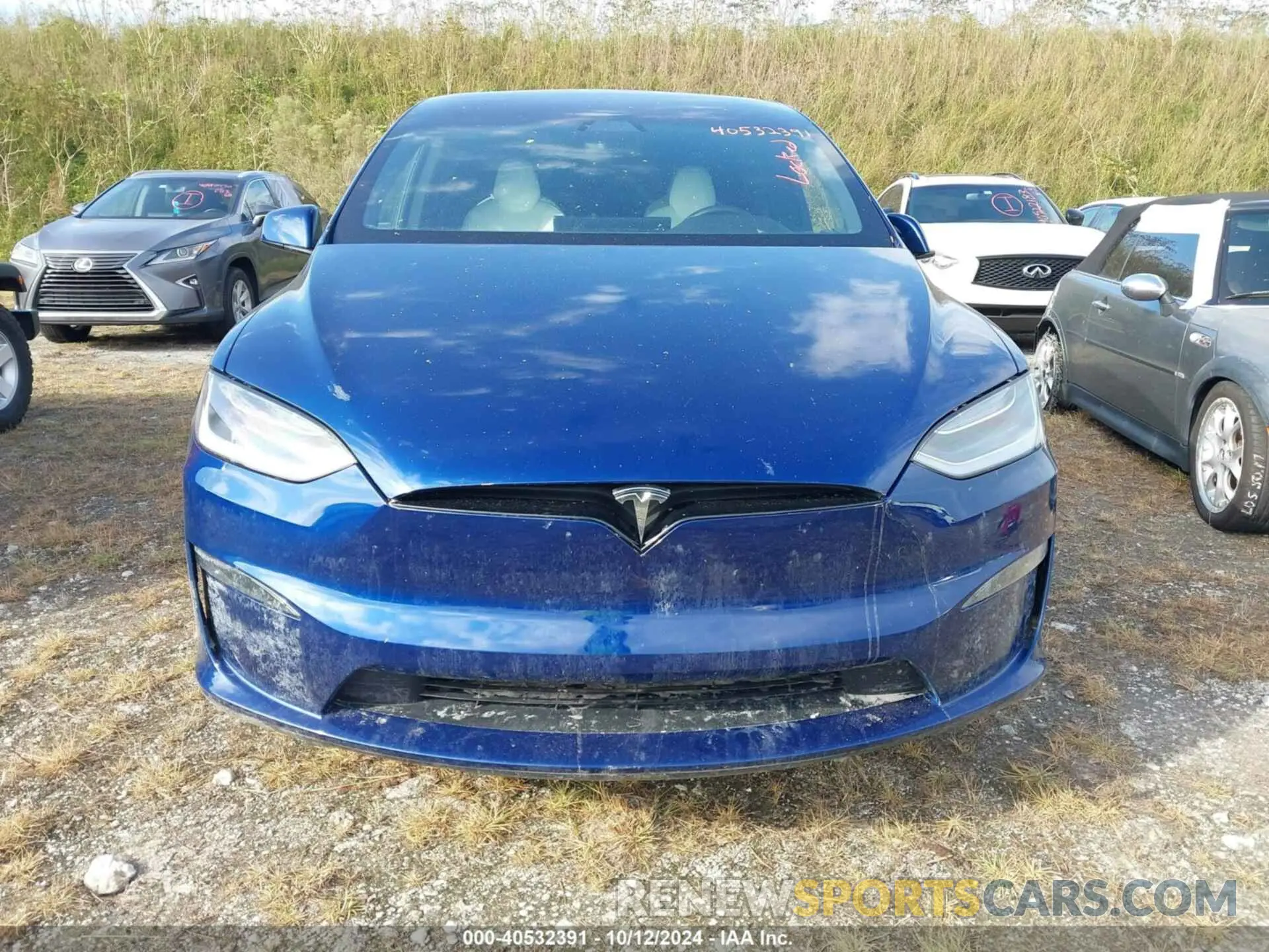 11 Фотография поврежденного автомобиля 7SAXCBE60PF386982 TESLA MODEL X 2023