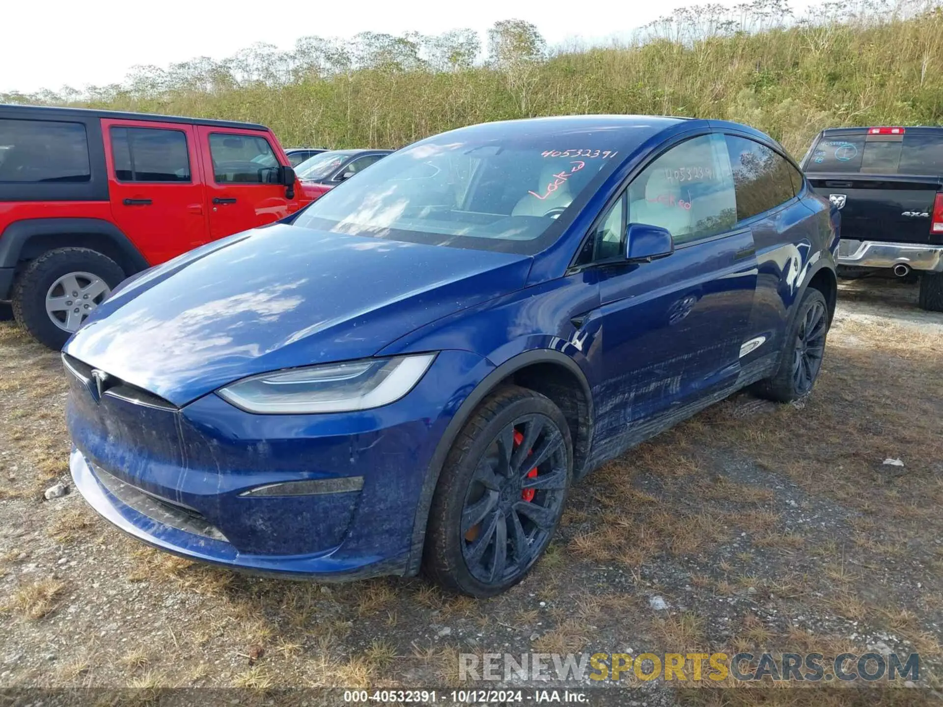 2 Фотография поврежденного автомобиля 7SAXCBE60PF386982 TESLA MODEL X 2023