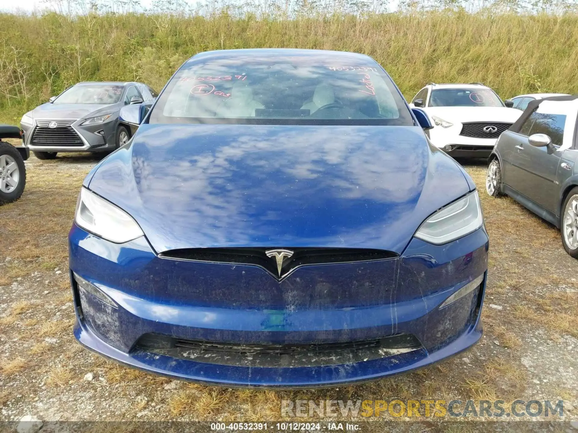 8 Фотография поврежденного автомобиля 7SAXCBE60PF386982 TESLA MODEL X 2023