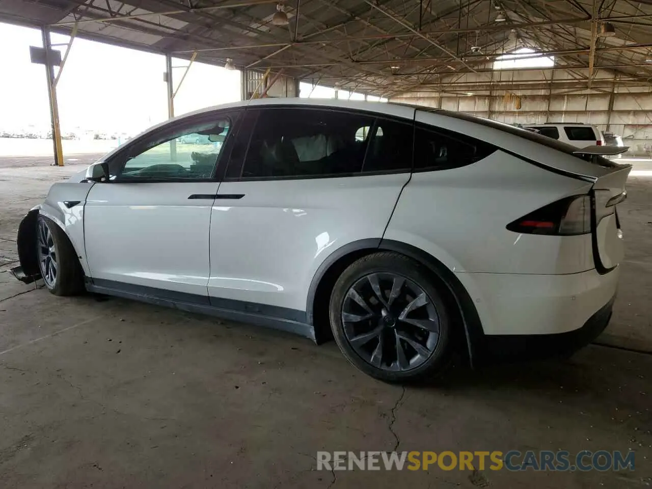 2 Фотография поврежденного автомобиля 7SAXCBE61PF375022 TESLA MODEL X 2023