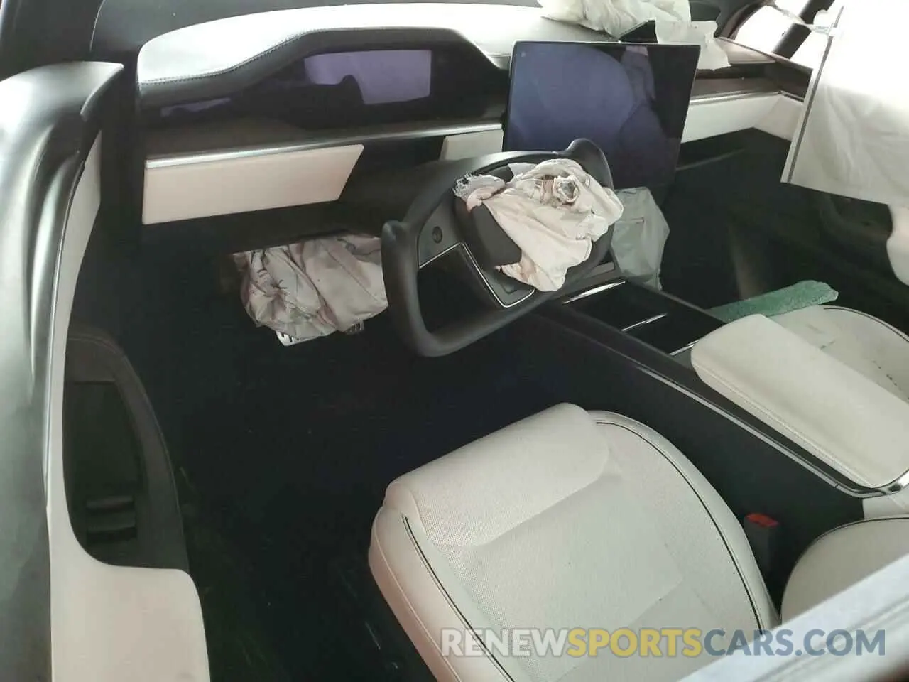 8 Фотография поврежденного автомобиля 7SAXCBE61PF375022 TESLA MODEL X 2023