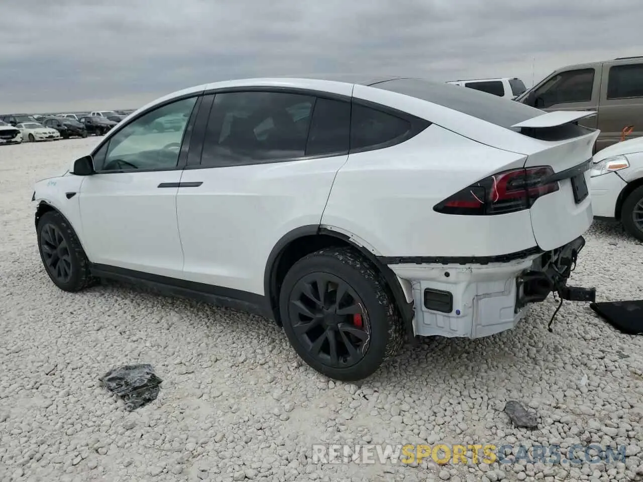 2 Photograph of a damaged car 7SAXCBE62PF397448 TESLA MODEL X 2023