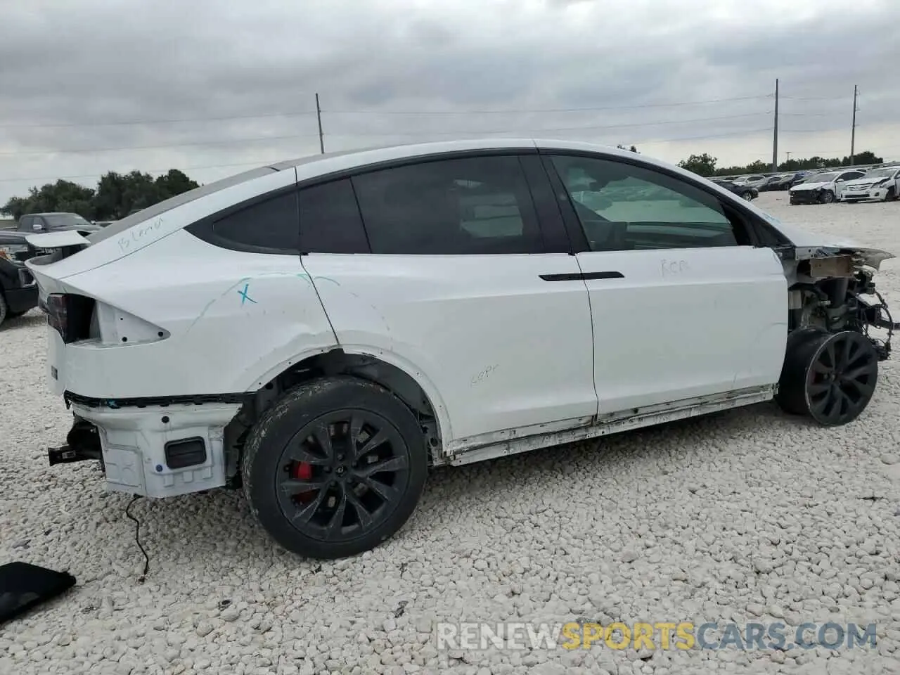 3 Photograph of a damaged car 7SAXCBE62PF397448 TESLA MODEL X 2023