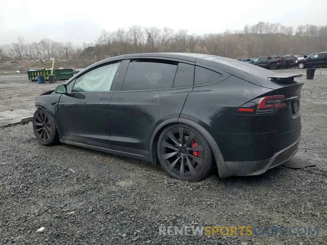 2 Photograph of a damaged car 7SAXCBE62PF407993 TESLA MODEL X 2023