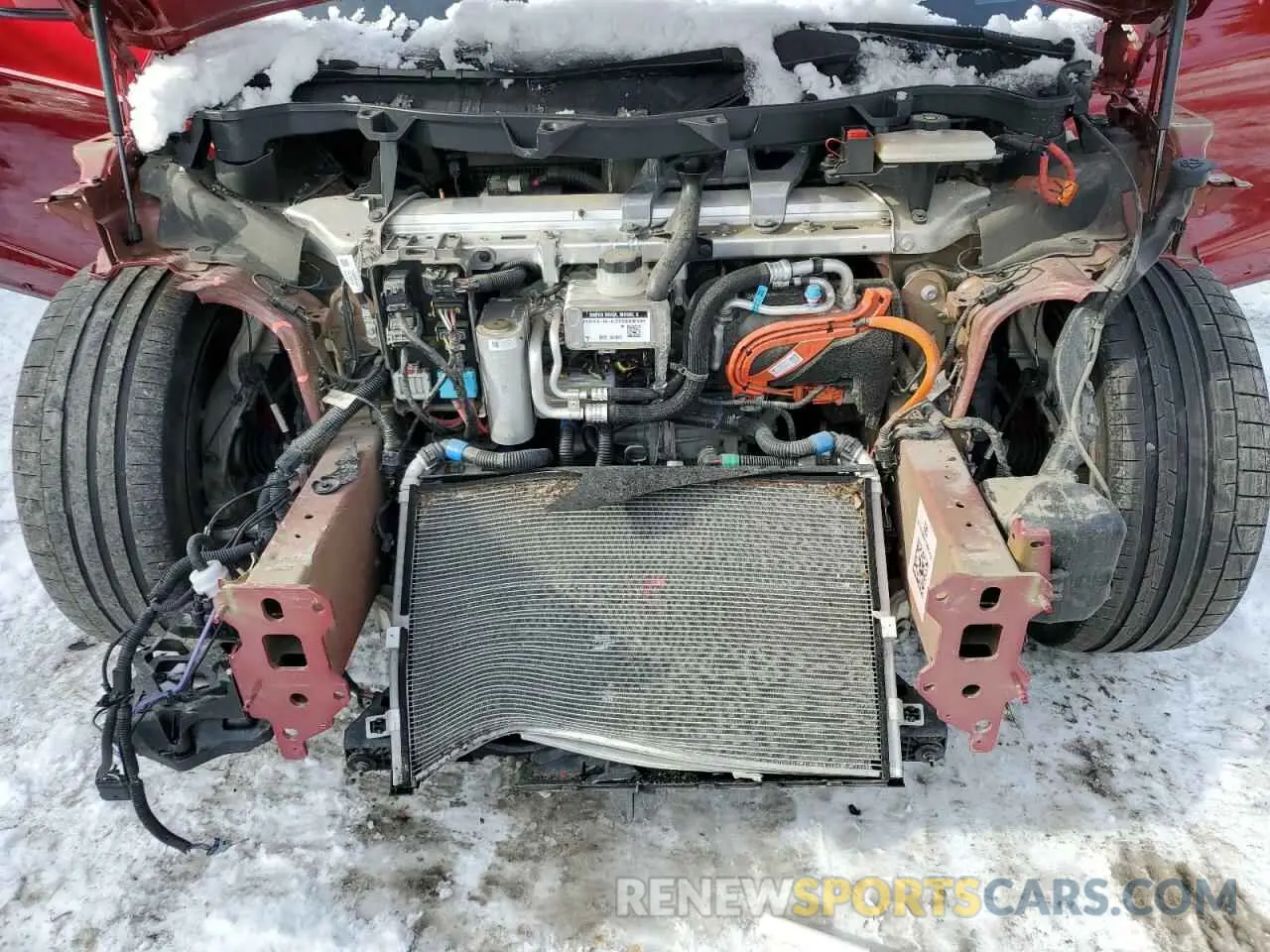12 Photograph of a damaged car 7SAXCBE63PF391027 TESLA MODEL X 2023