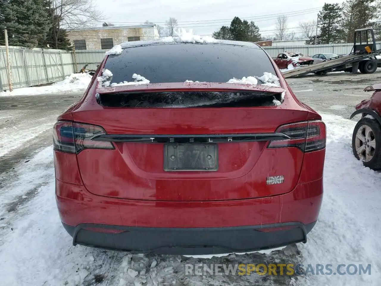 6 Photograph of a damaged car 7SAXCBE63PF391027 TESLA MODEL X 2023