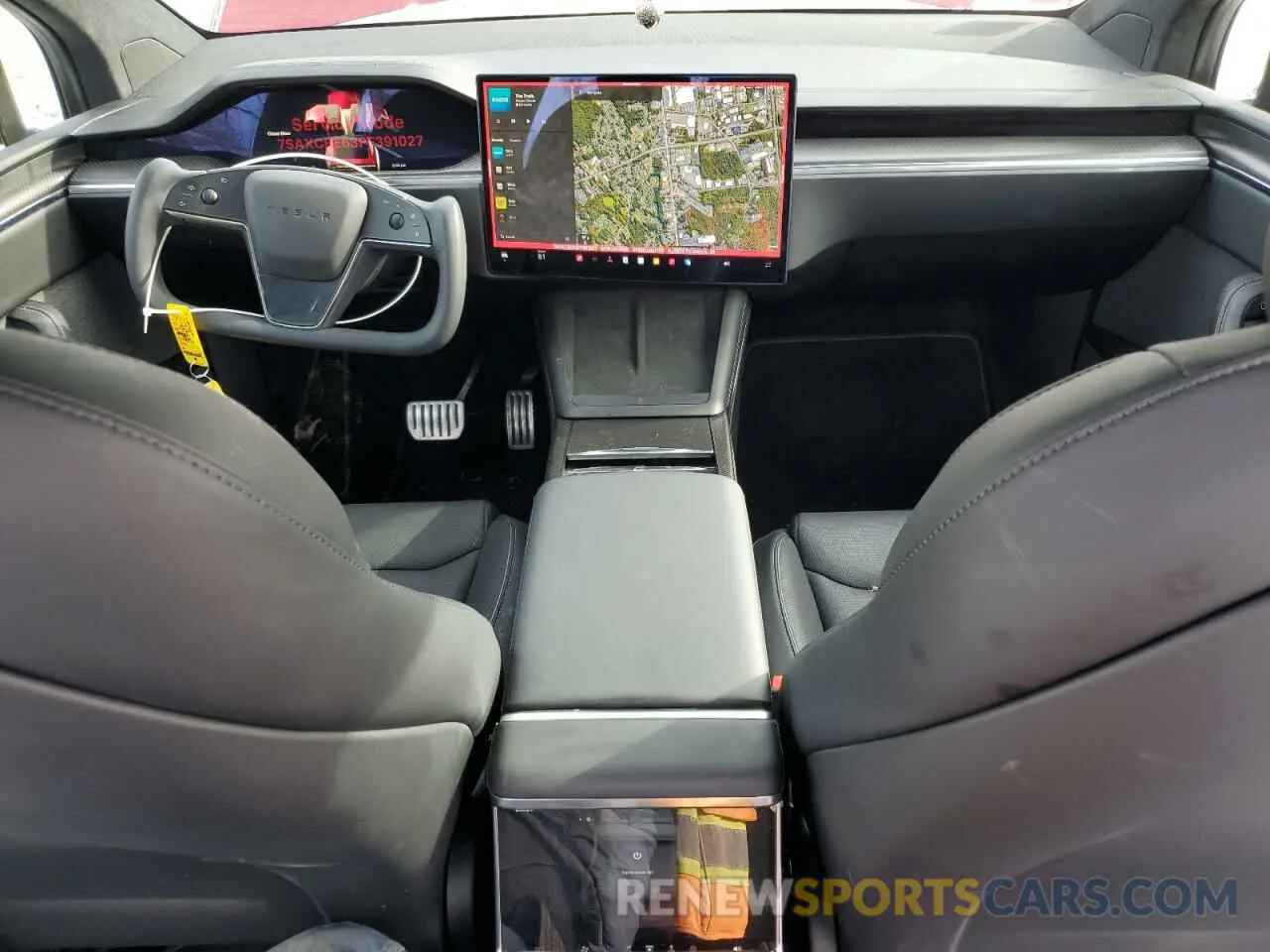 8 Photograph of a damaged car 7SAXCBE63PF391027 TESLA MODEL X 2023