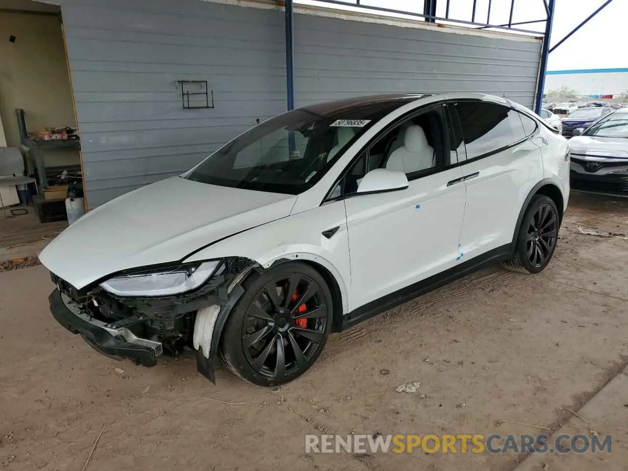1 Фотография поврежденного автомобиля 7SAXCBE64PF405369 TESLA MODEL X 2023
