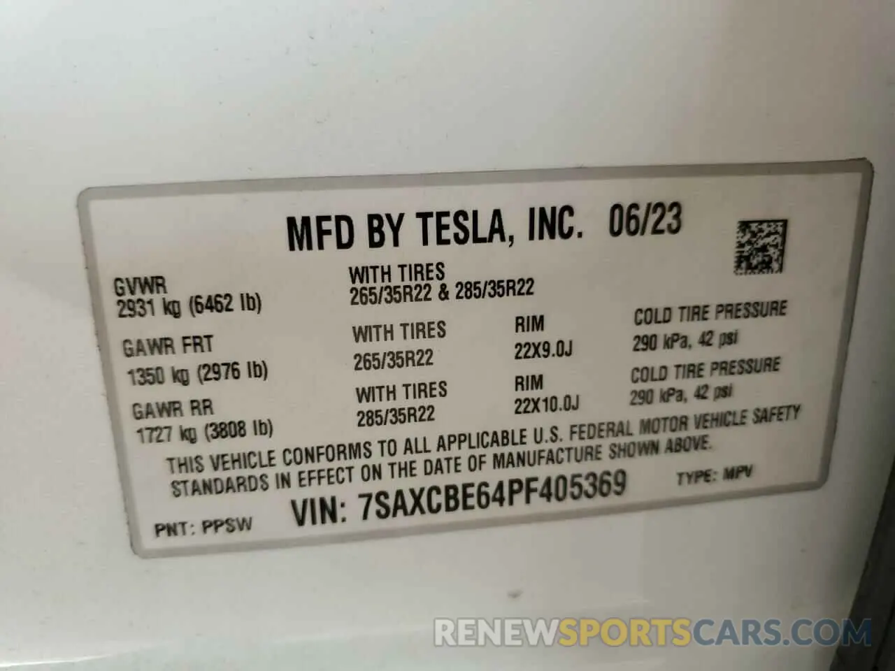 13 Фотография поврежденного автомобиля 7SAXCBE64PF405369 TESLA MODEL X 2023