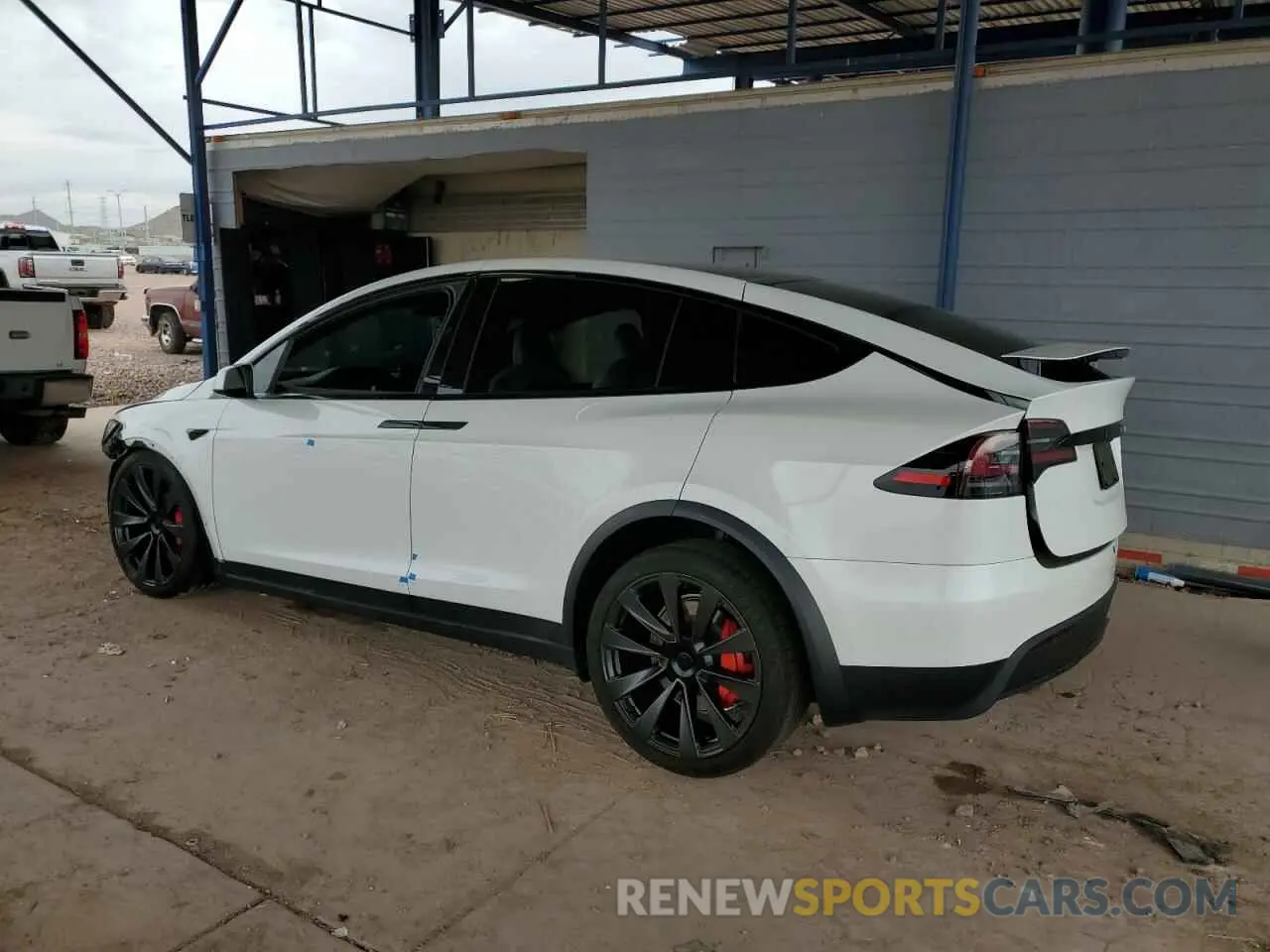 2 Фотография поврежденного автомобиля 7SAXCBE64PF405369 TESLA MODEL X 2023