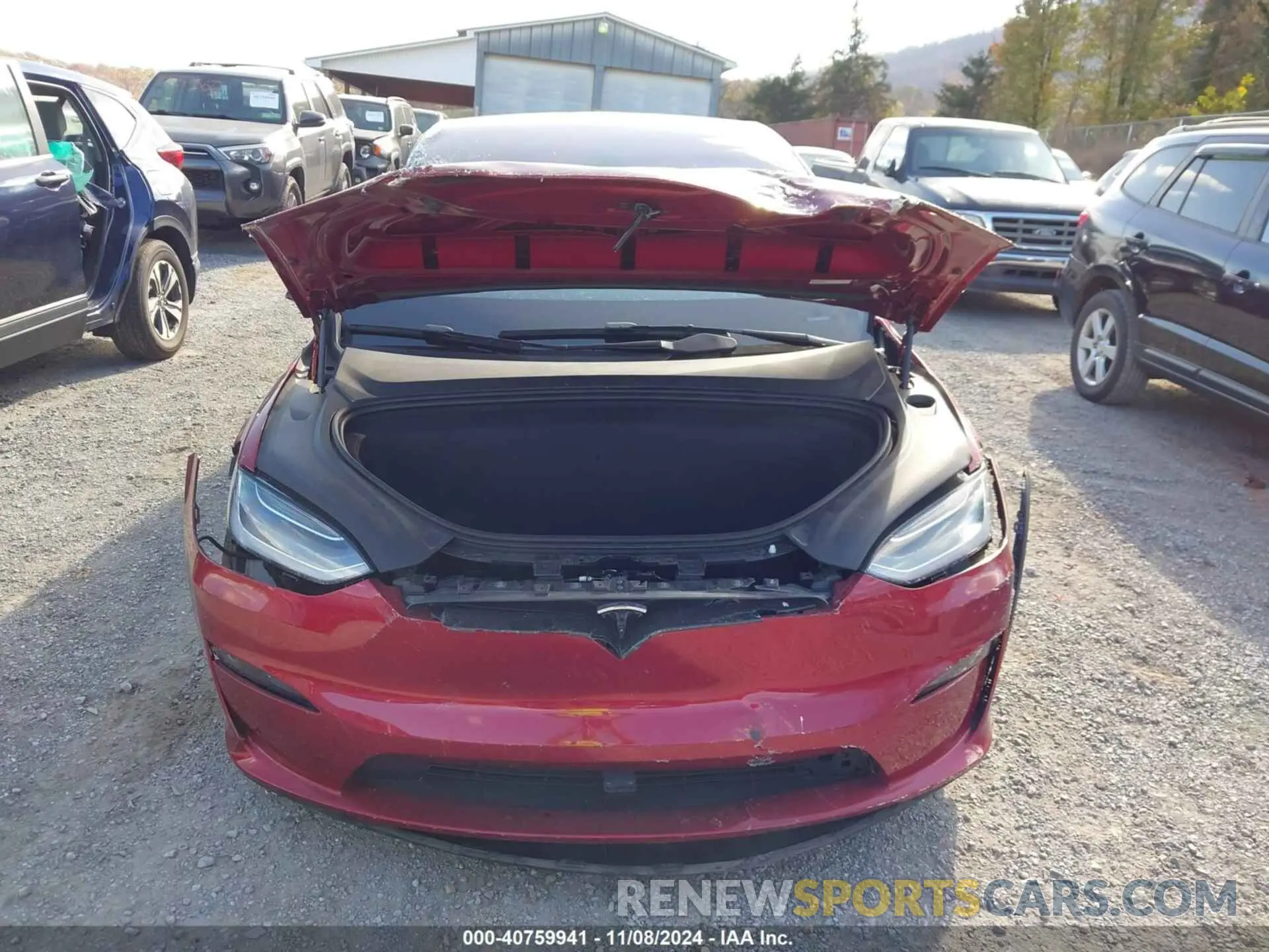 13 Photograph of a damaged car 7SAXCBE65PF391997 TESLA MODEL X 2023
