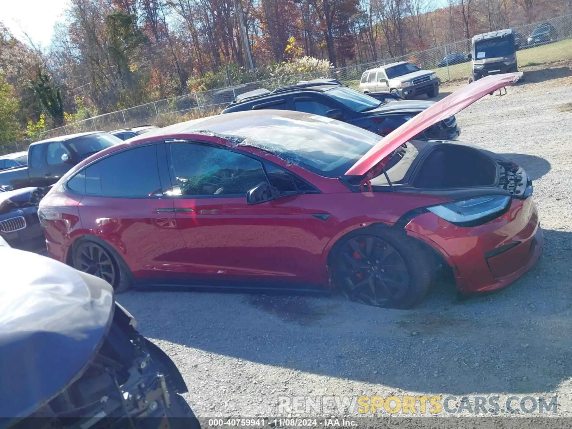 14 Photograph of a damaged car 7SAXCBE65PF391997 TESLA MODEL X 2023