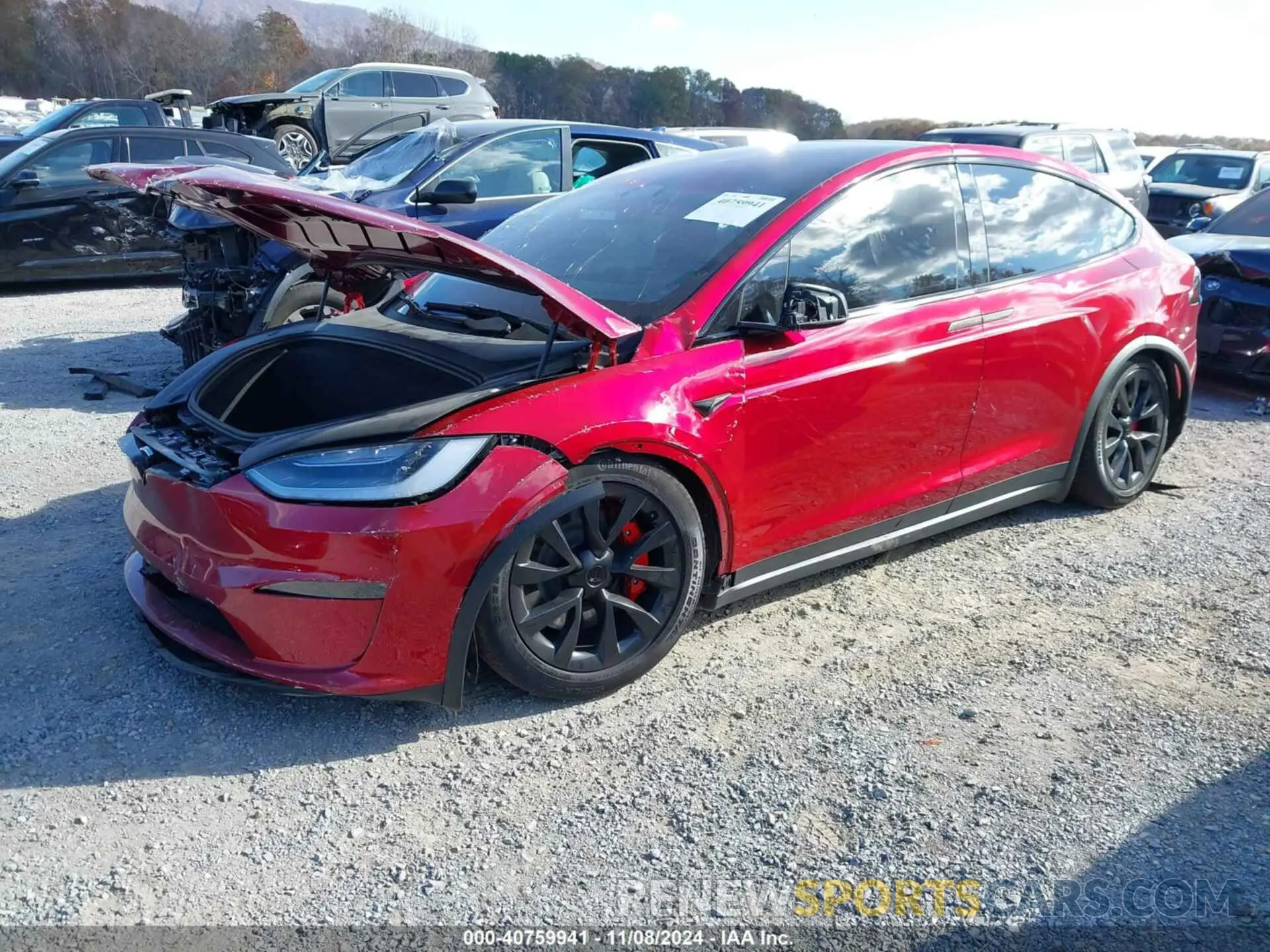 2 Photograph of a damaged car 7SAXCBE65PF391997 TESLA MODEL X 2023