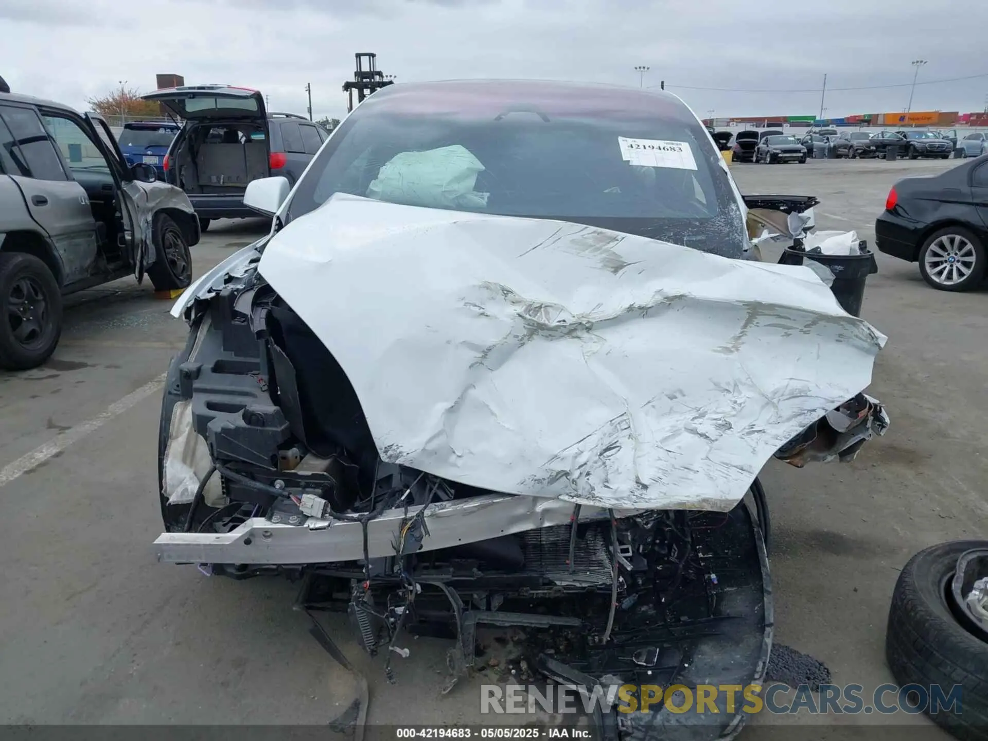 12 Photograph of a damaged car 7SAXCBE65PF400262 TESLA MODEL X 2023