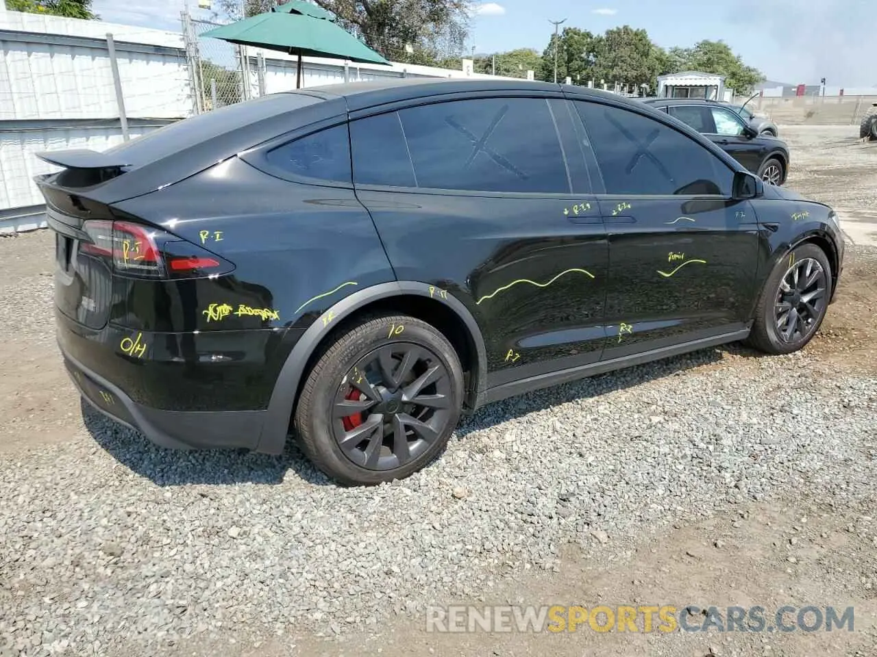 3 Photograph of a damaged car 7SAXCBE65PF430023 TESLA MODEL X 2023