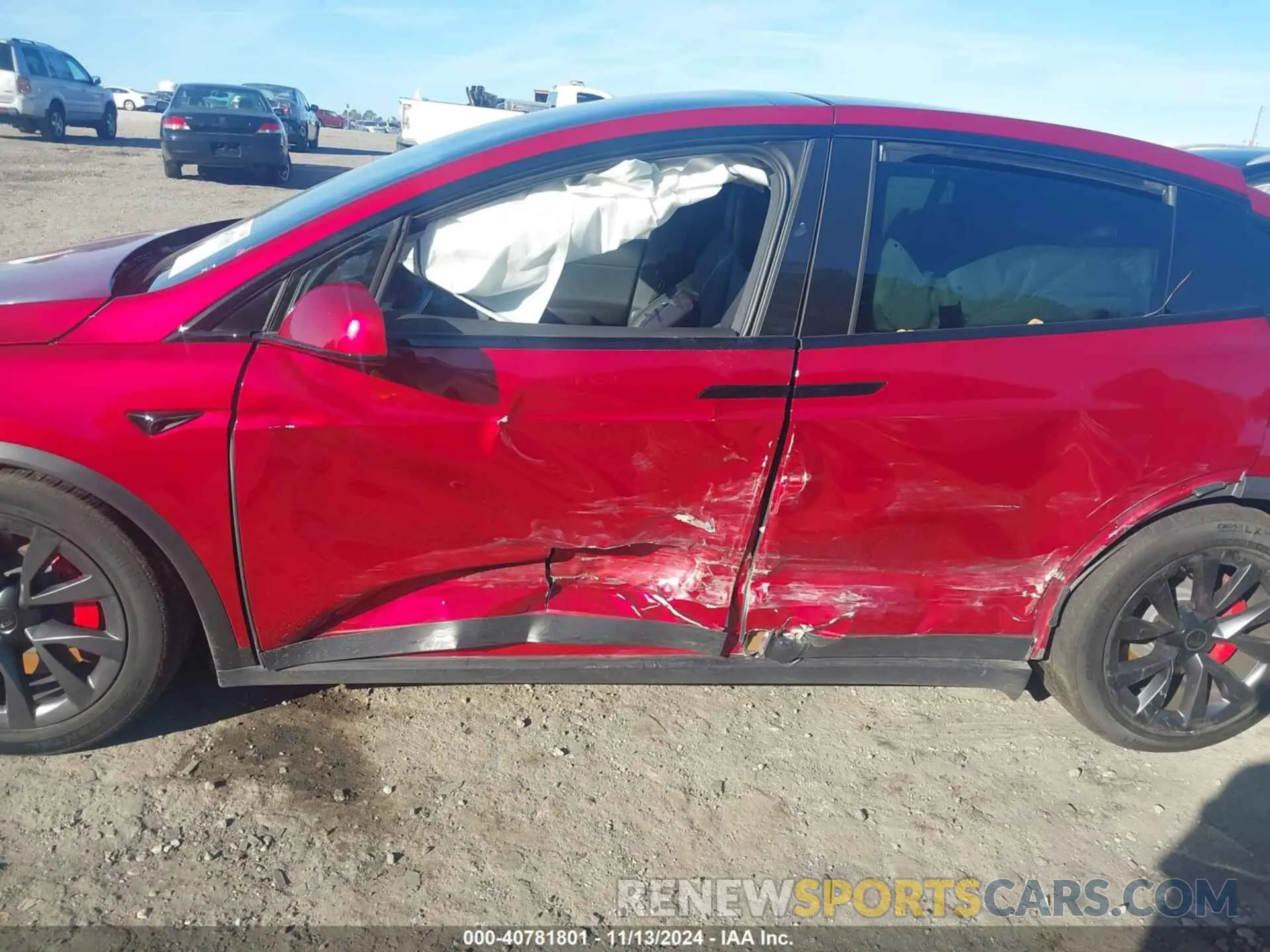 6 Photograph of a damaged car 7SAXCBE66PF425655 TESLA MODEL X 2023