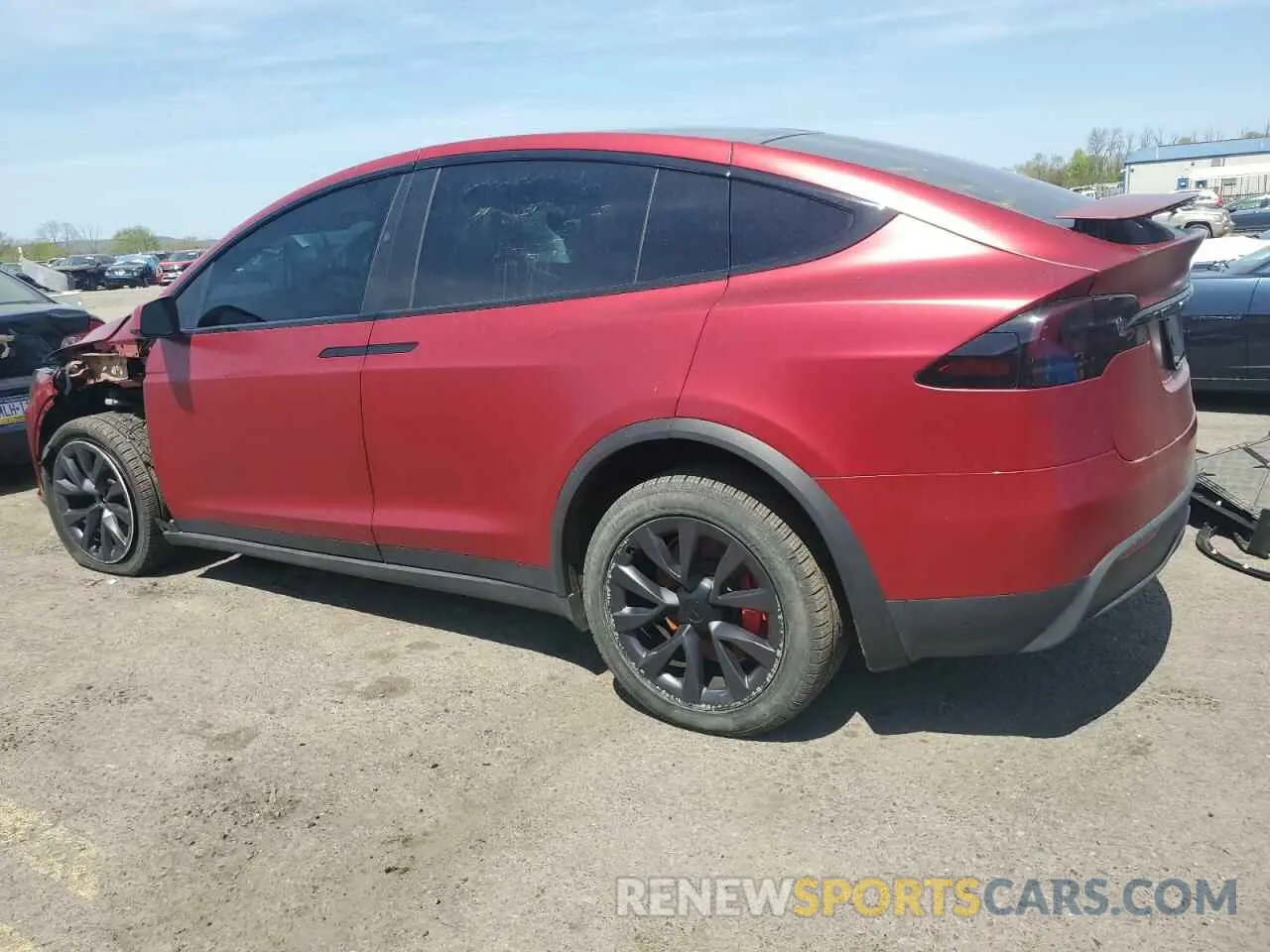 2 Фотография поврежденного автомобиля 7SAXCBE66PF427020 TESLA MODEL X 2023