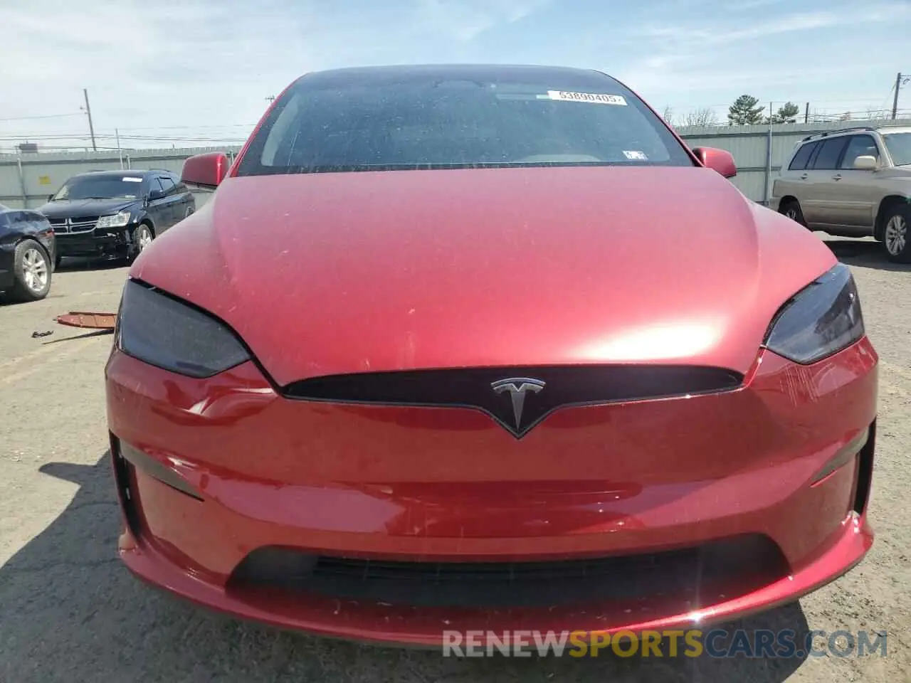 5 Фотография поврежденного автомобиля 7SAXCBE66PF427020 TESLA MODEL X 2023