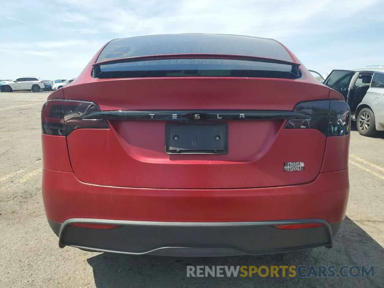 6 Фотография поврежденного автомобиля 7SAXCBE66PF427020 TESLA MODEL X 2023