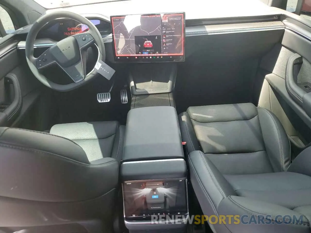 8 Фотография поврежденного автомобиля 7SAXCBE66PF427020 TESLA MODEL X 2023