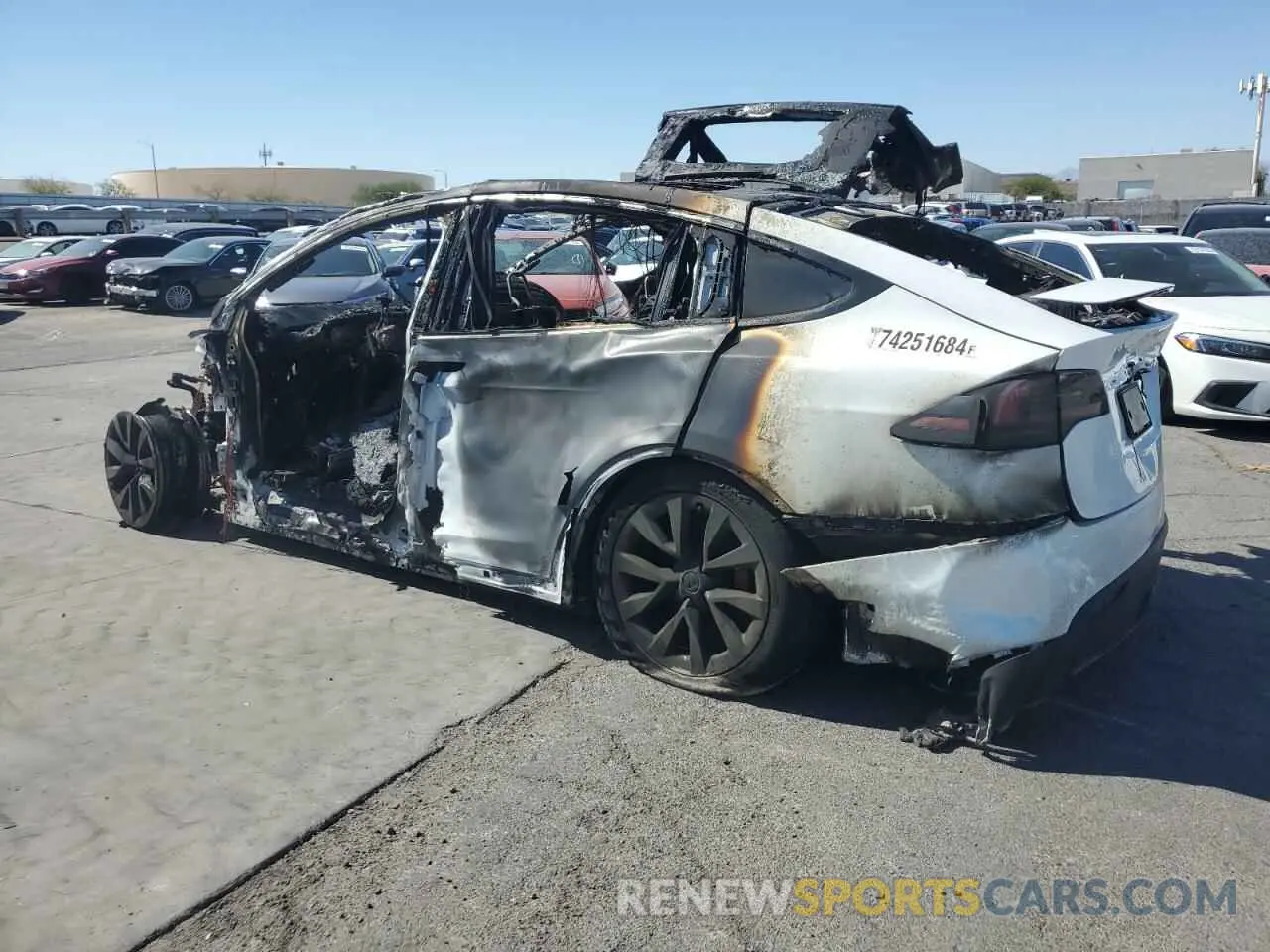 2 Photograph of a damaged car 7SAXCBE66PF431309 TESLA MODEL X 2023