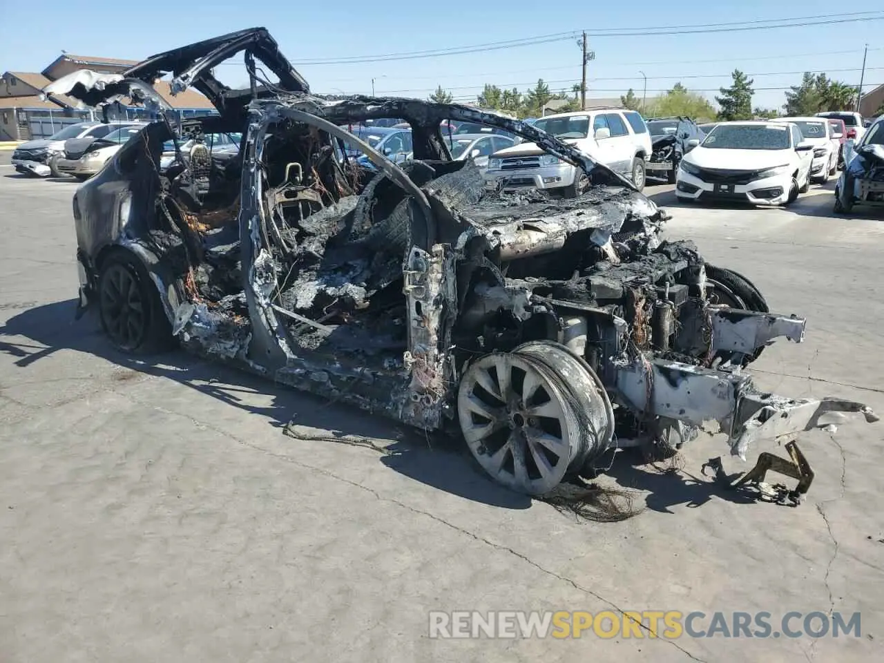 4 Photograph of a damaged car 7SAXCBE66PF431309 TESLA MODEL X 2023