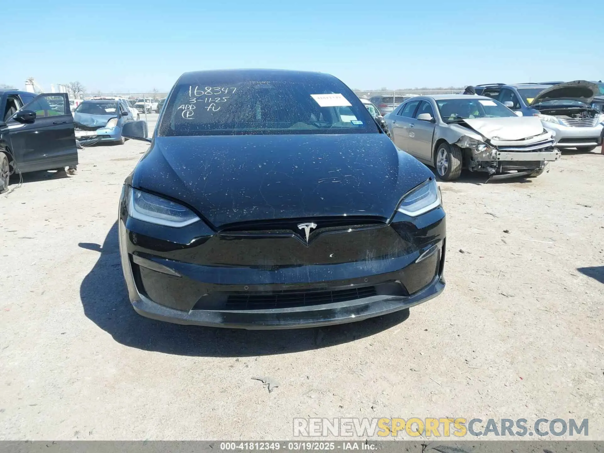 12 Photograph of a damaged car 7SAXCBE68PF376183 TESLA MODEL X 2023