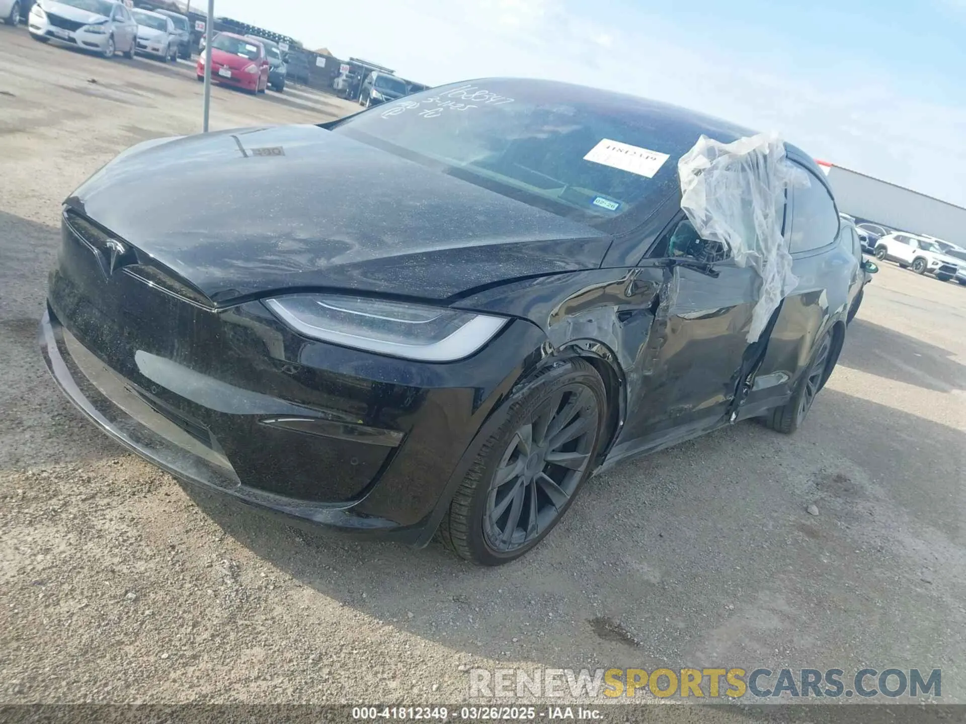 2 Photograph of a damaged car 7SAXCBE68PF376183 TESLA MODEL X 2023