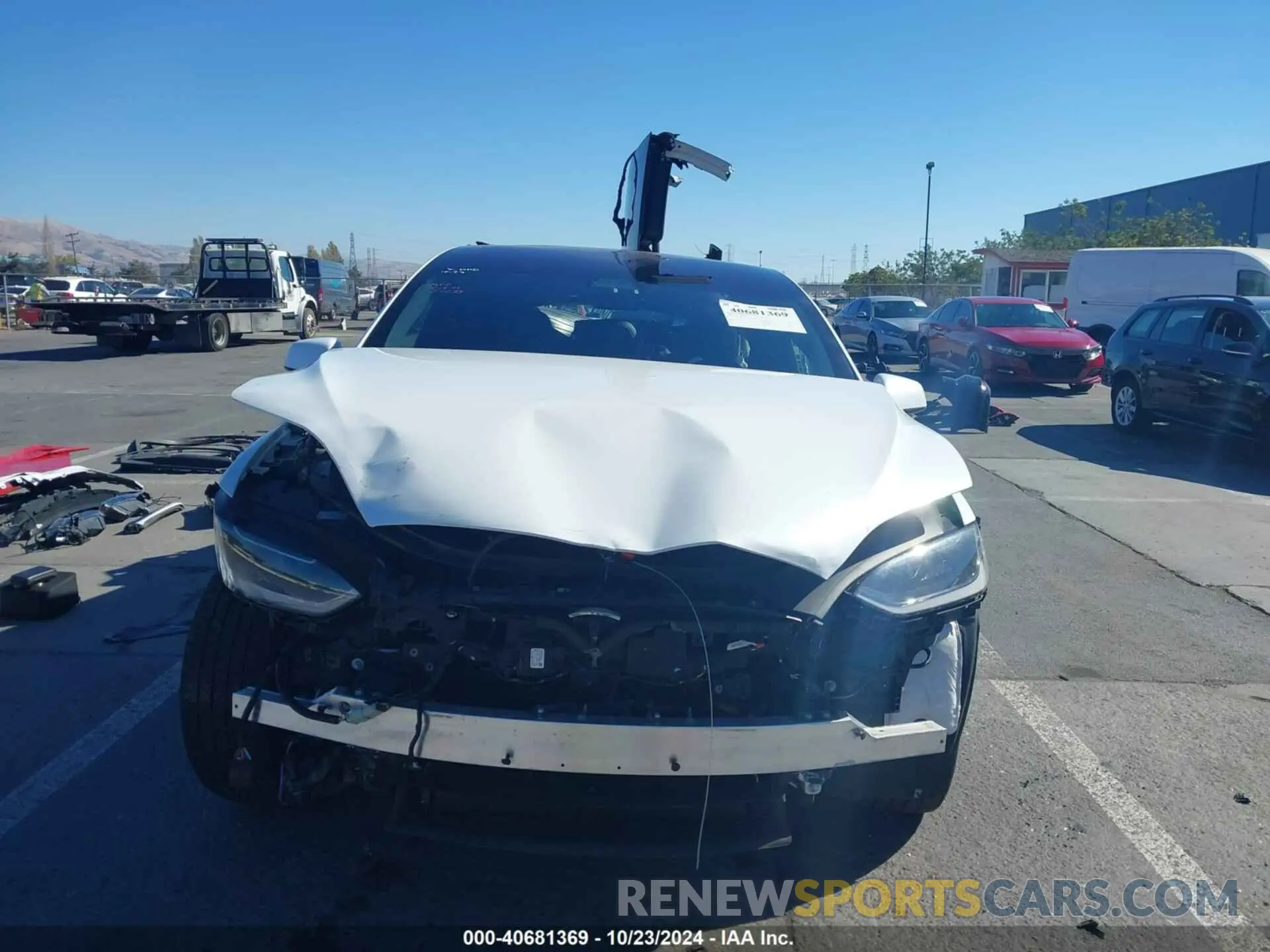 12 Фотография поврежденного автомобиля 7SAXCBE69PF410115 TESLA MODEL X 2023