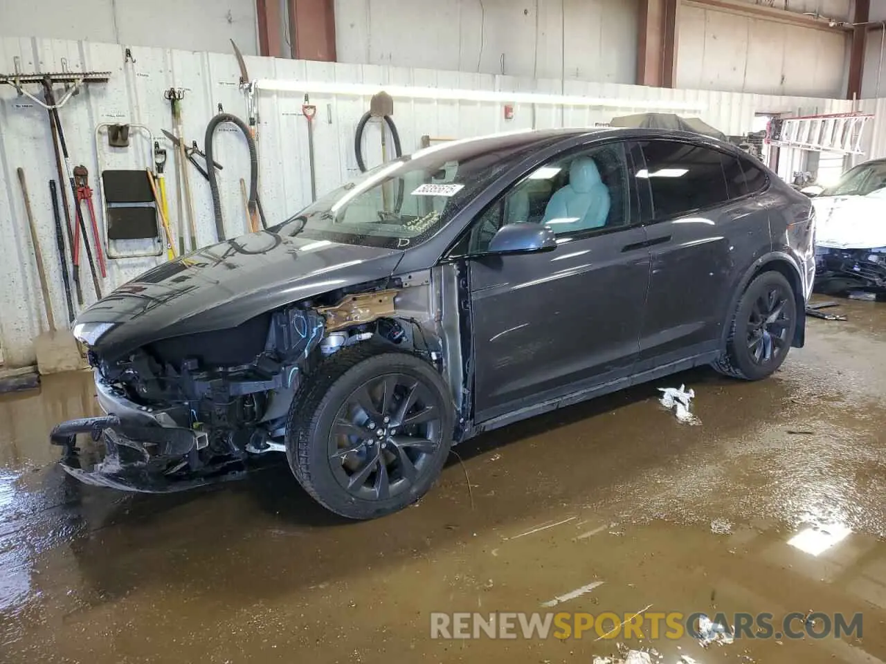 1 Photograph of a damaged car 7SAXCBE6XPF373589 TESLA MODEL X 2023