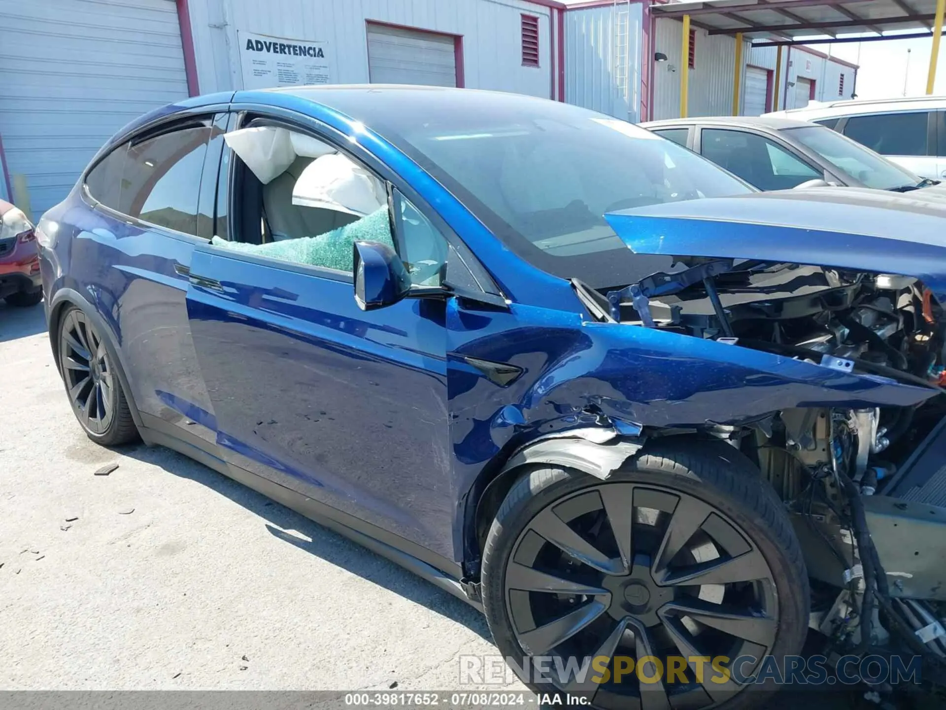 12 Фотография поврежденного автомобиля 7SAXCDE50PF381168 TESLA MODEL X 2023