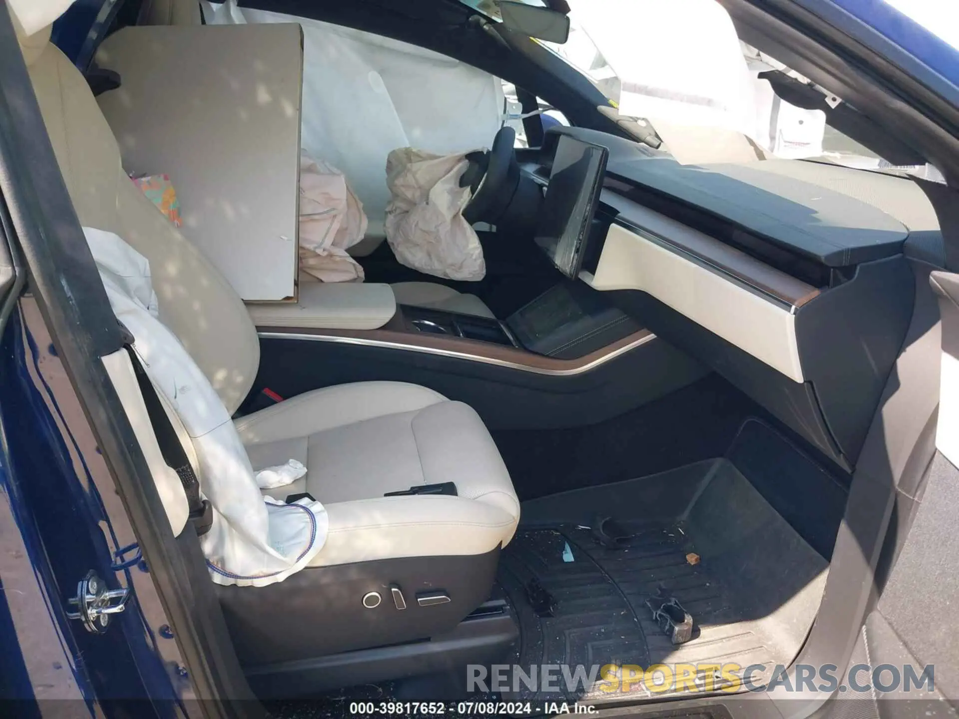 5 Фотография поврежденного автомобиля 7SAXCDE50PF381168 TESLA MODEL X 2023