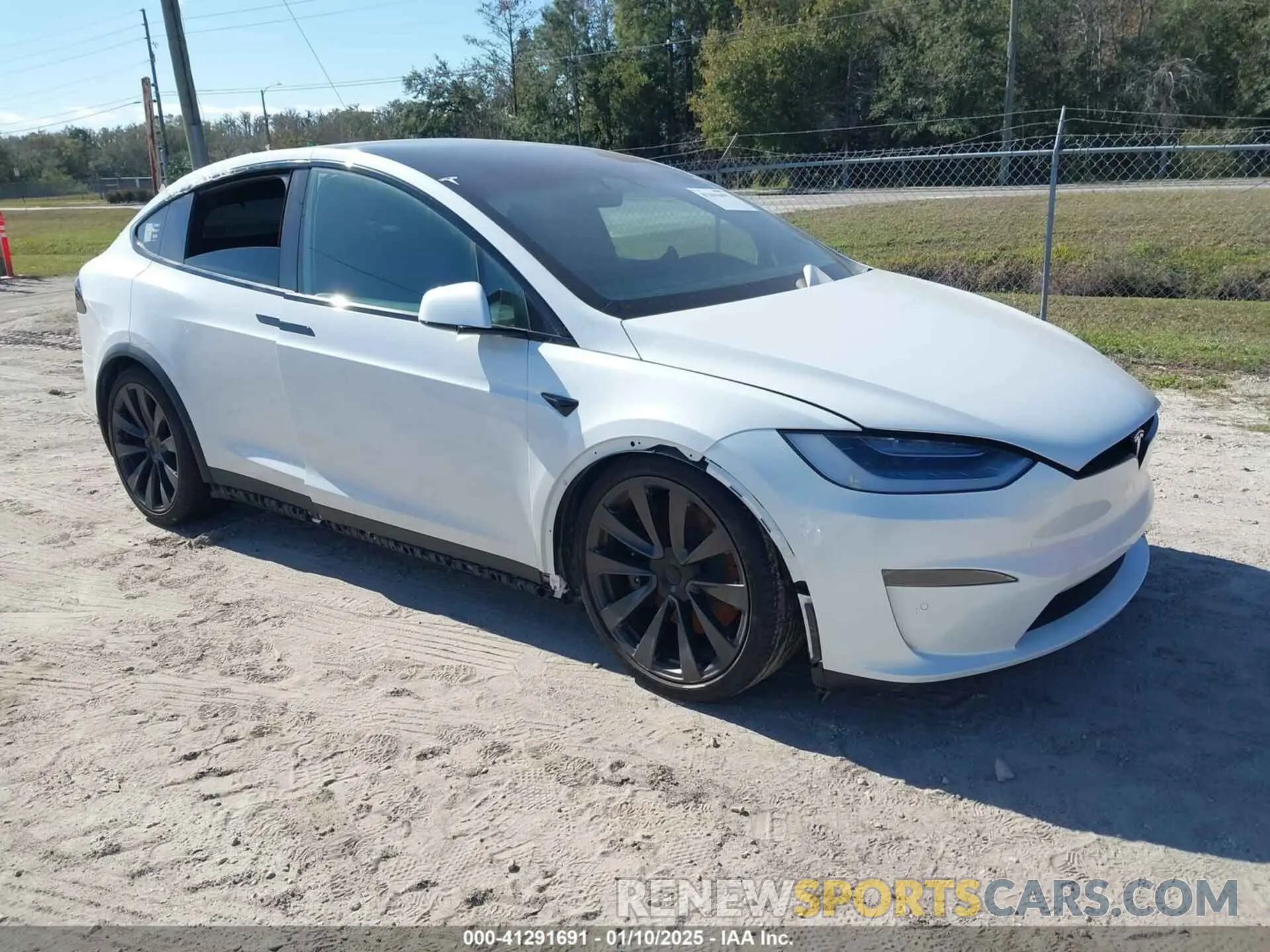 1 Фотография поврежденного автомобиля 7SAXCDE50PF381719 TESLA MODEL X 2023