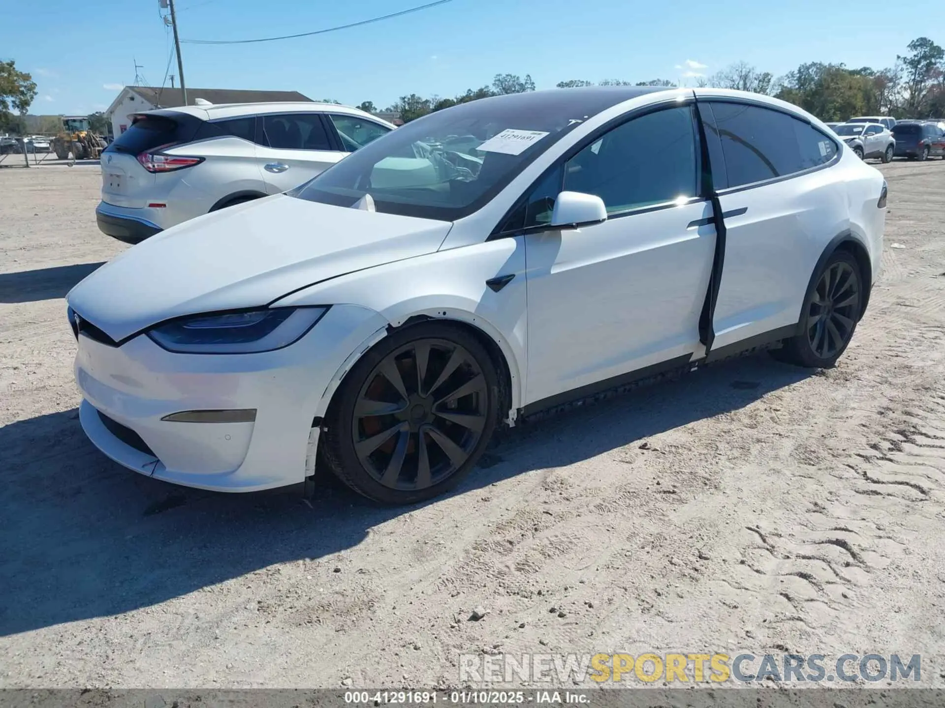 2 Фотография поврежденного автомобиля 7SAXCDE50PF381719 TESLA MODEL X 2023