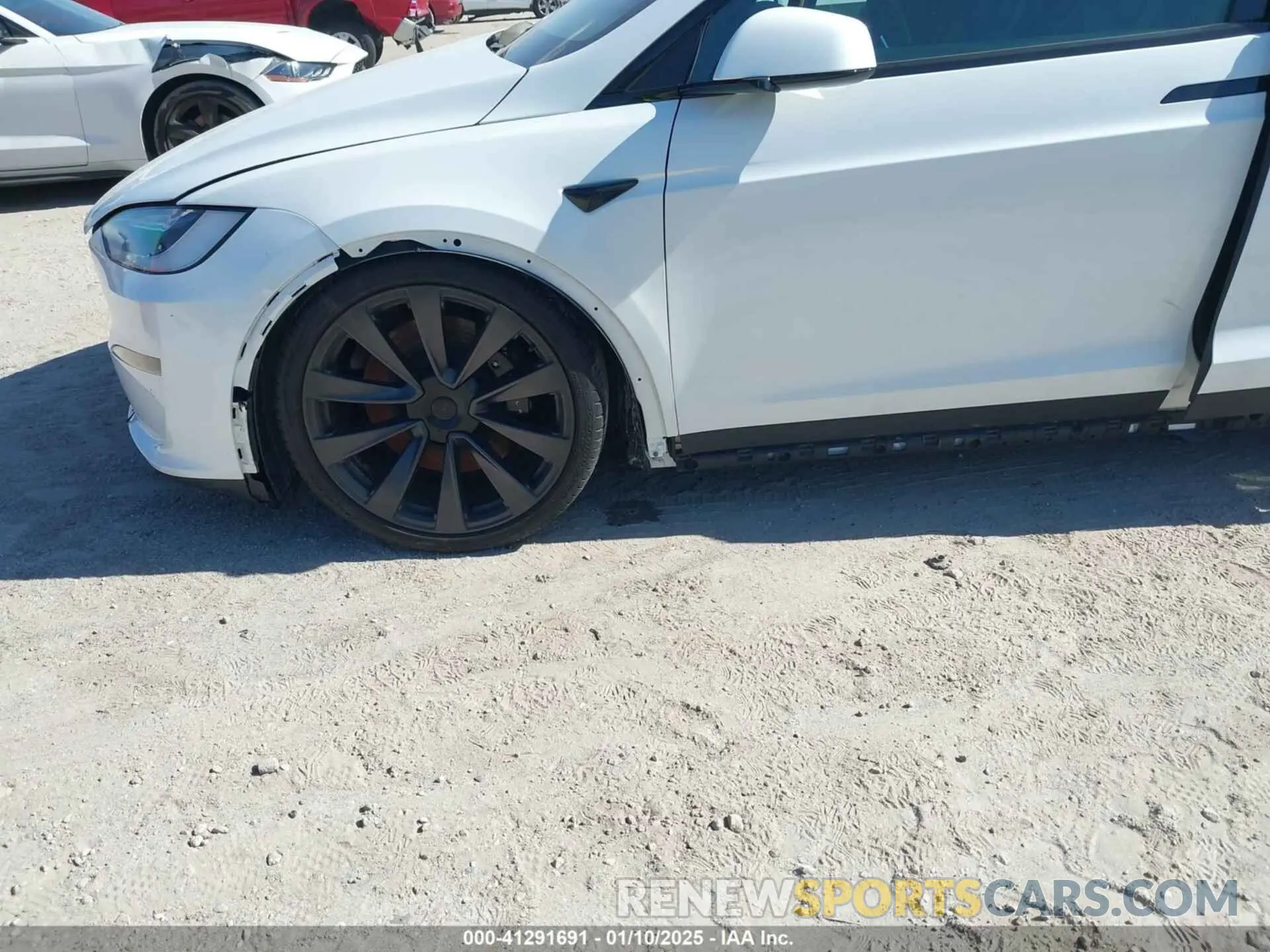 6 Фотография поврежденного автомобиля 7SAXCDE50PF381719 TESLA MODEL X 2023