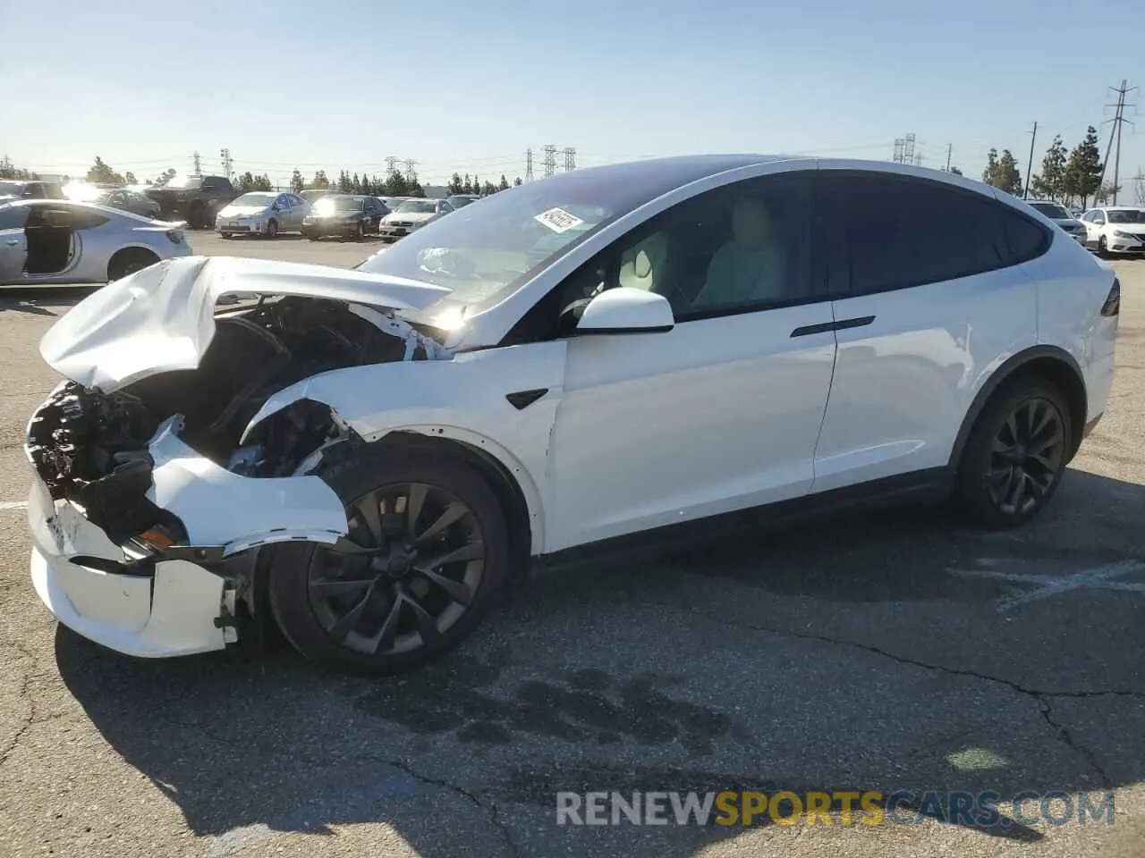 1 Фотография поврежденного автомобиля 7SAXCDE52PF378496 TESLA MODEL X 2023