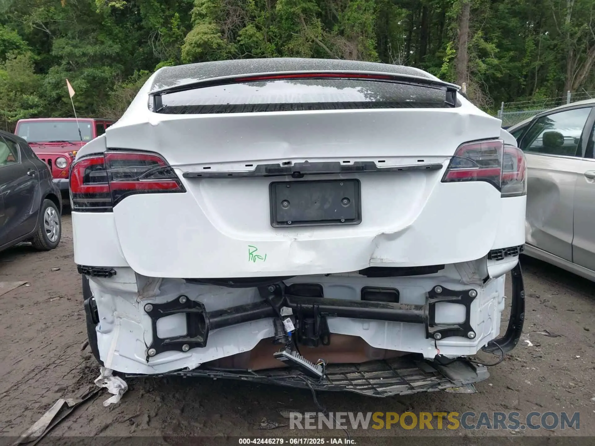 17 Фотография поврежденного автомобиля 7SAXCDE52PF404062 TESLA MODEL X 2023