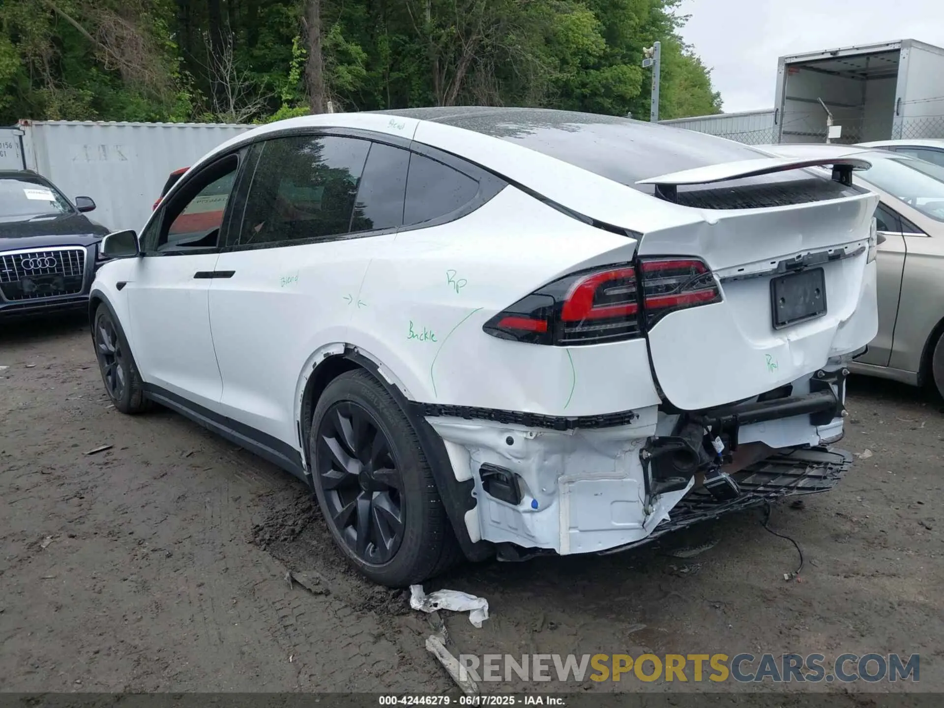 3 Фотография поврежденного автомобиля 7SAXCDE52PF404062 TESLA MODEL X 2023