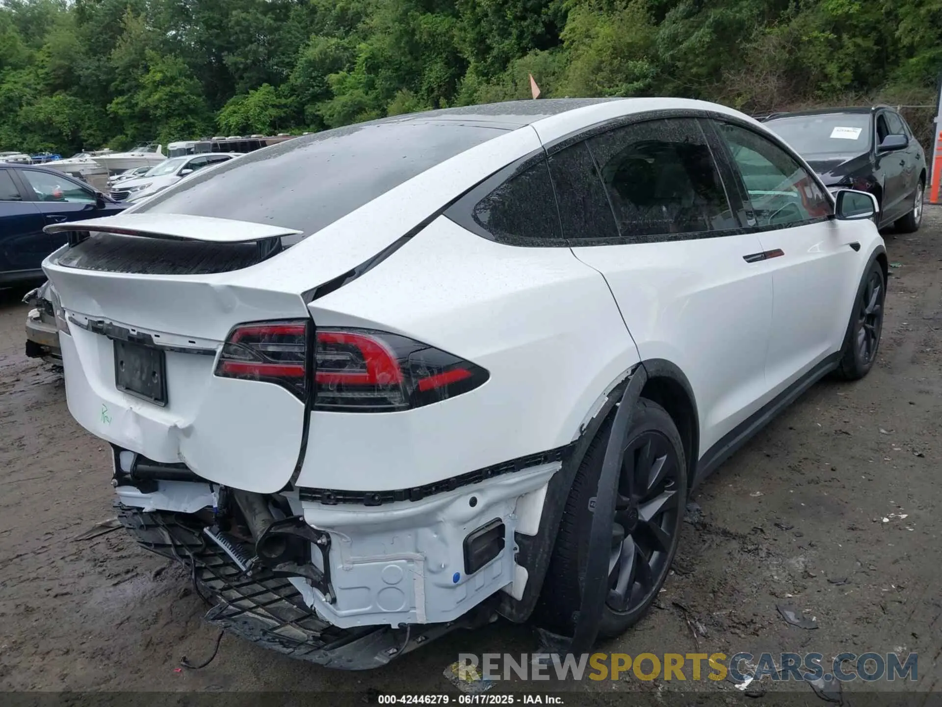 4 Фотография поврежденного автомобиля 7SAXCDE52PF404062 TESLA MODEL X 2023