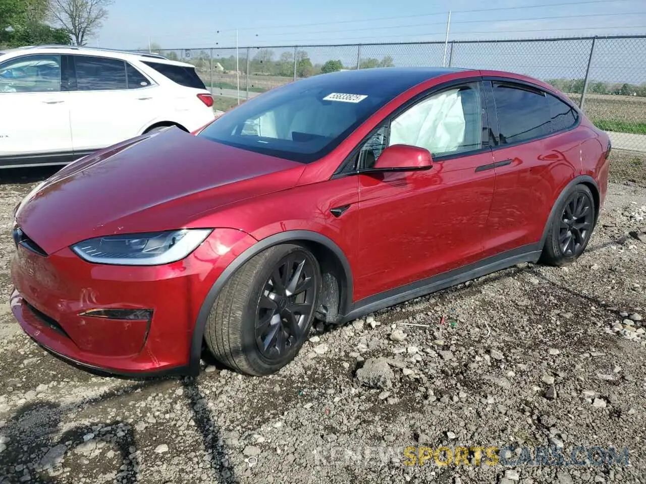 1 Фотография поврежденного автомобиля 7SAXCDE52PF431276 TESLA MODEL X 2023