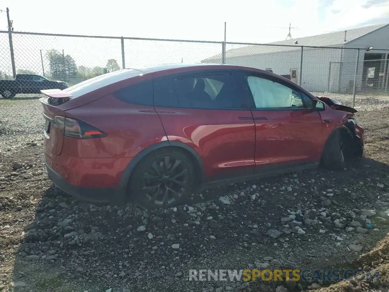 3 Фотография поврежденного автомобиля 7SAXCDE52PF431276 TESLA MODEL X 2023