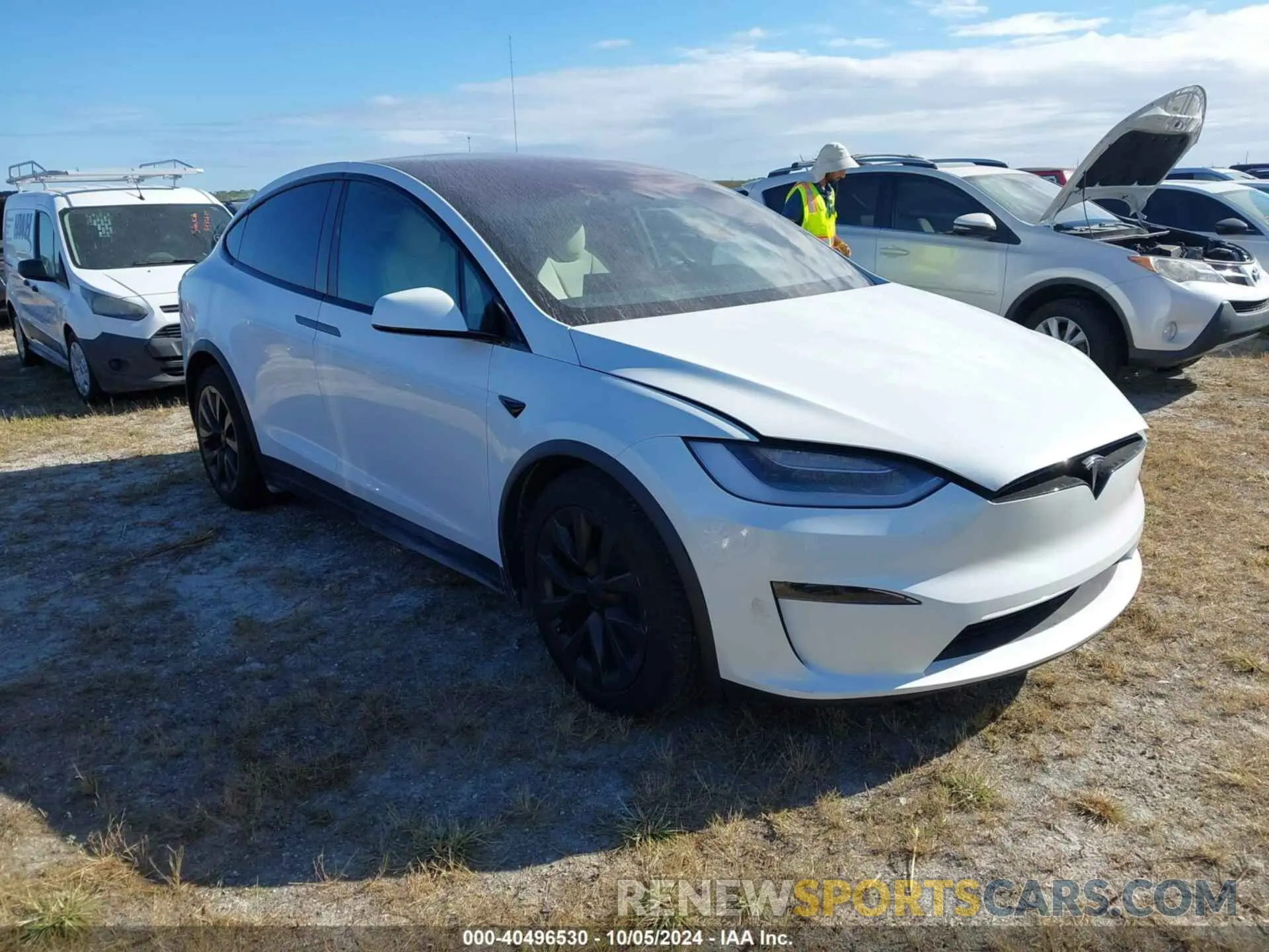 1 Фотография поврежденного автомобиля 7SAXCDE53PF400103 TESLA MODEL X 2023