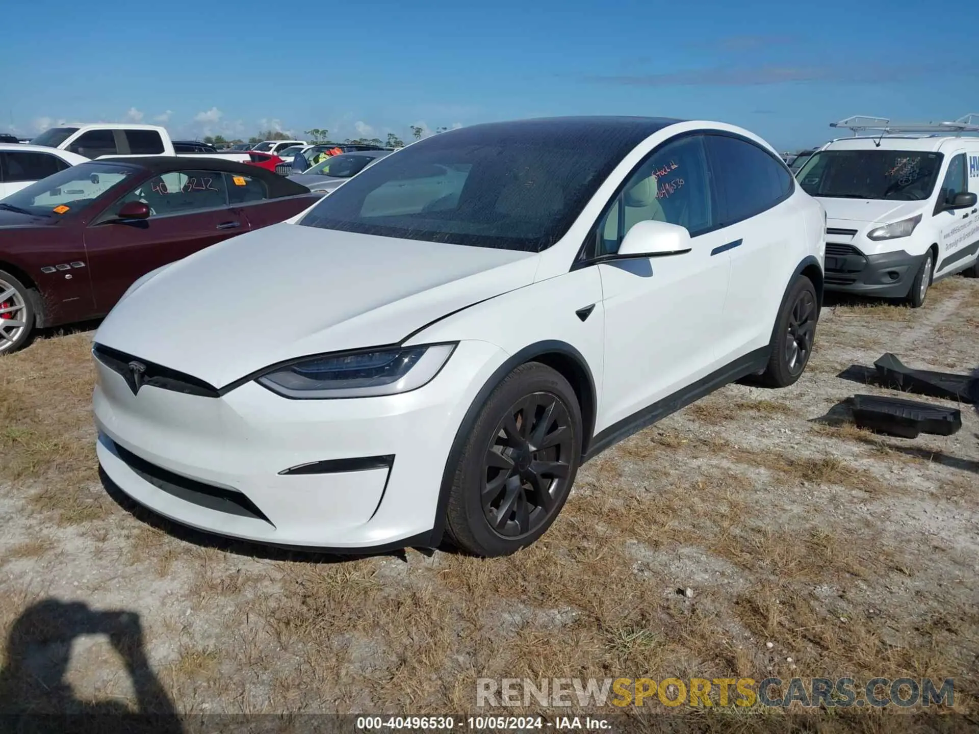 2 Фотография поврежденного автомобиля 7SAXCDE53PF400103 TESLA MODEL X 2023