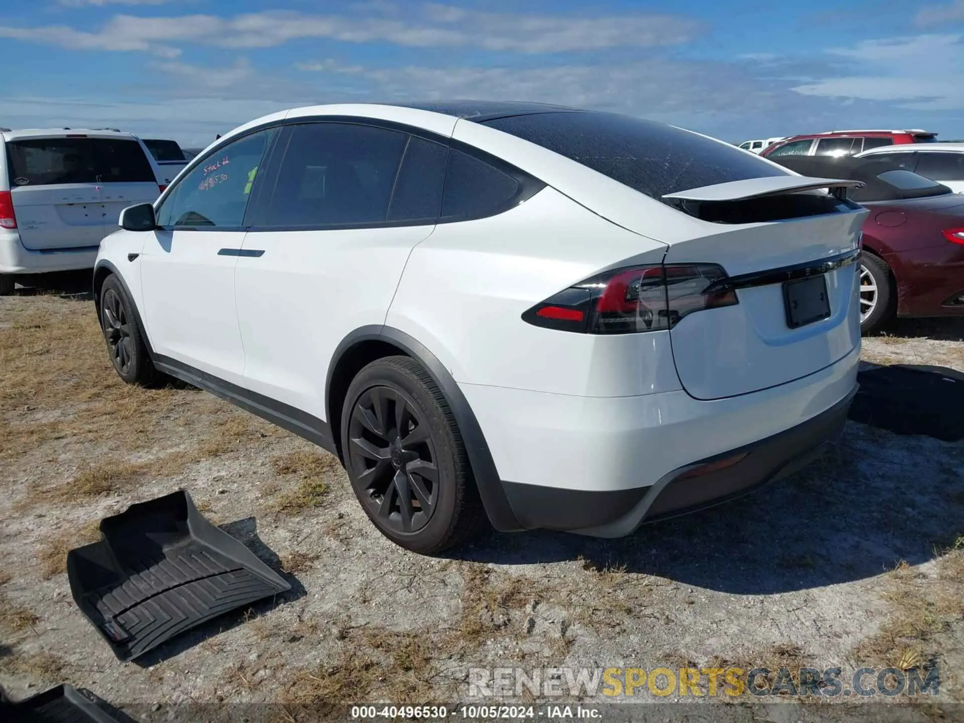 3 Фотография поврежденного автомобиля 7SAXCDE53PF400103 TESLA MODEL X 2023