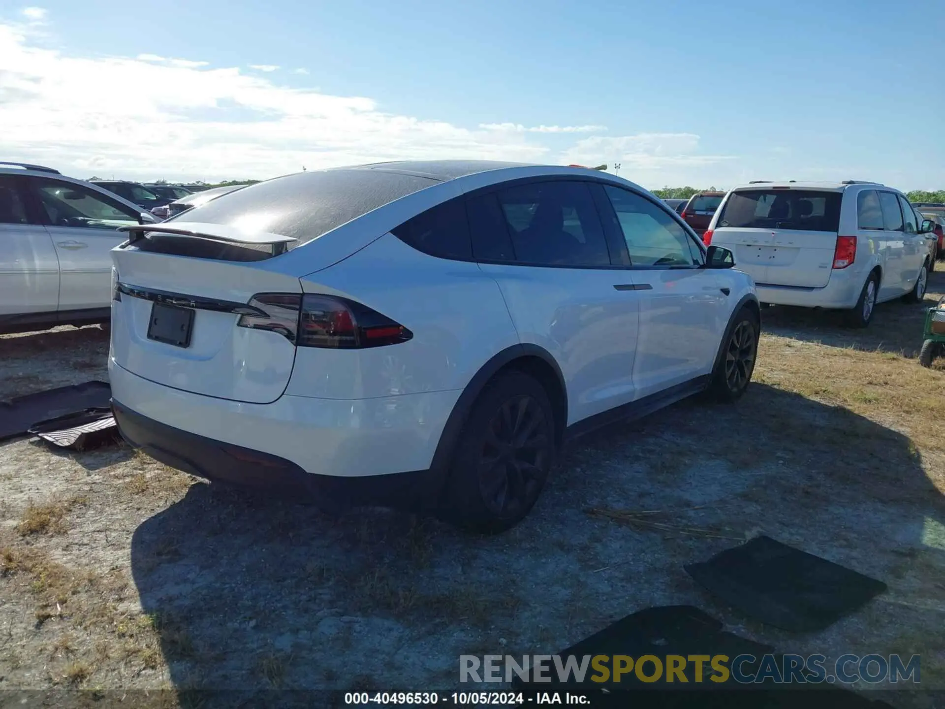 4 Фотография поврежденного автомобиля 7SAXCDE53PF400103 TESLA MODEL X 2023