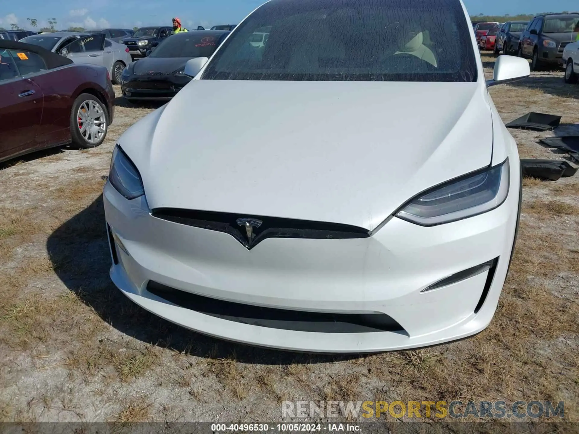 6 Фотография поврежденного автомобиля 7SAXCDE53PF400103 TESLA MODEL X 2023